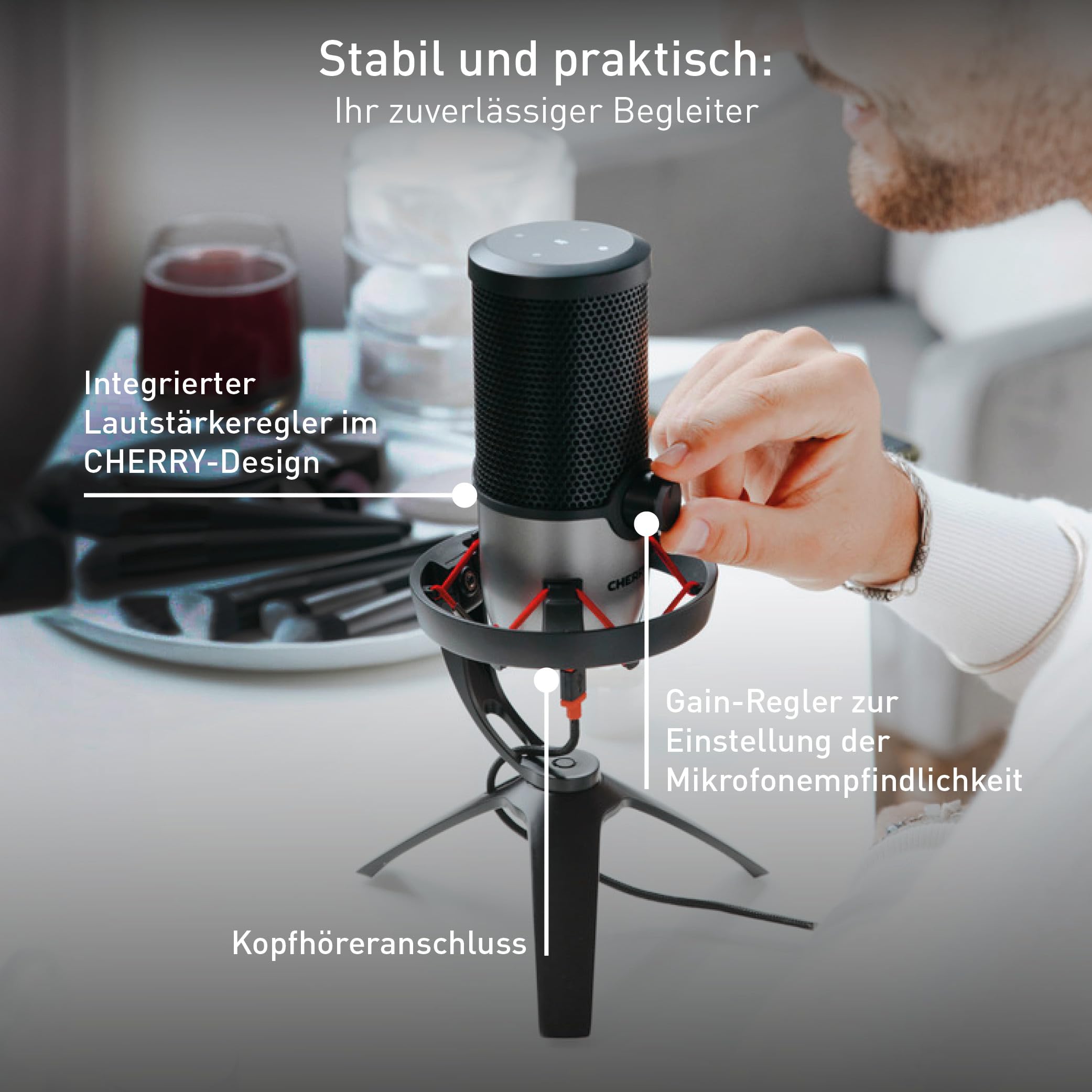 cherry-um-6-0-advanced-usb-mikrofon-f-r-streaming-podcast-home-office-schwarz-si image 5