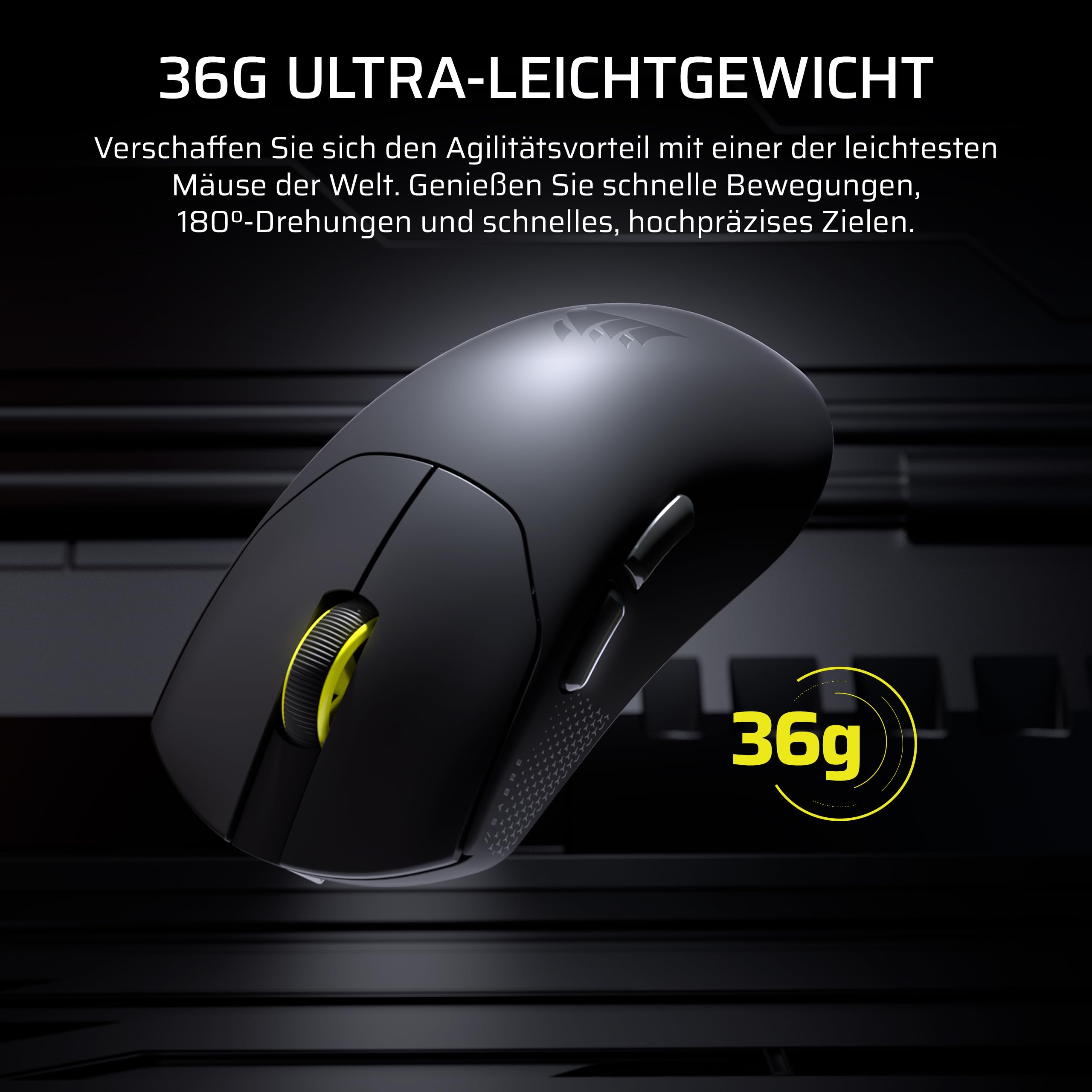 corsair-sabre-v2-pro-ultralight-wireless-fps-gaming-maus-schwarz-33k-dpi-36g image 4
