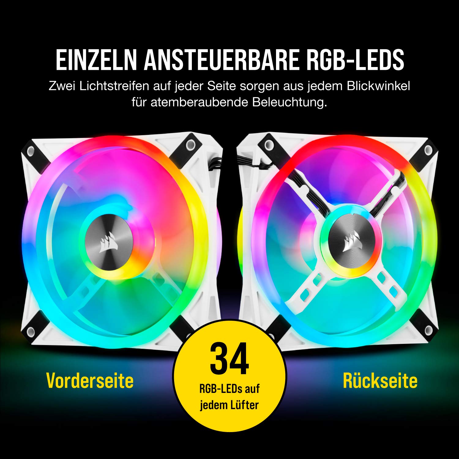 corsair-icue-ql120-rgb-120-mm-pwm-l-fter-3er-pack-wei-mit-lighting-node-core-ein image 4
