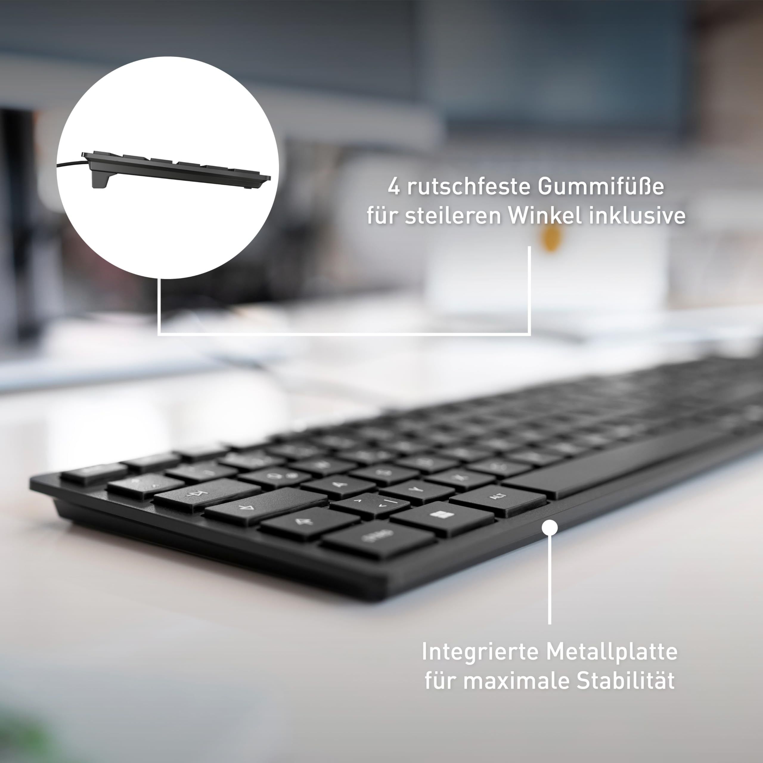 cherry-kc-6000-slim-kabellose-usb-tastatur-mit-sondertasten image 5