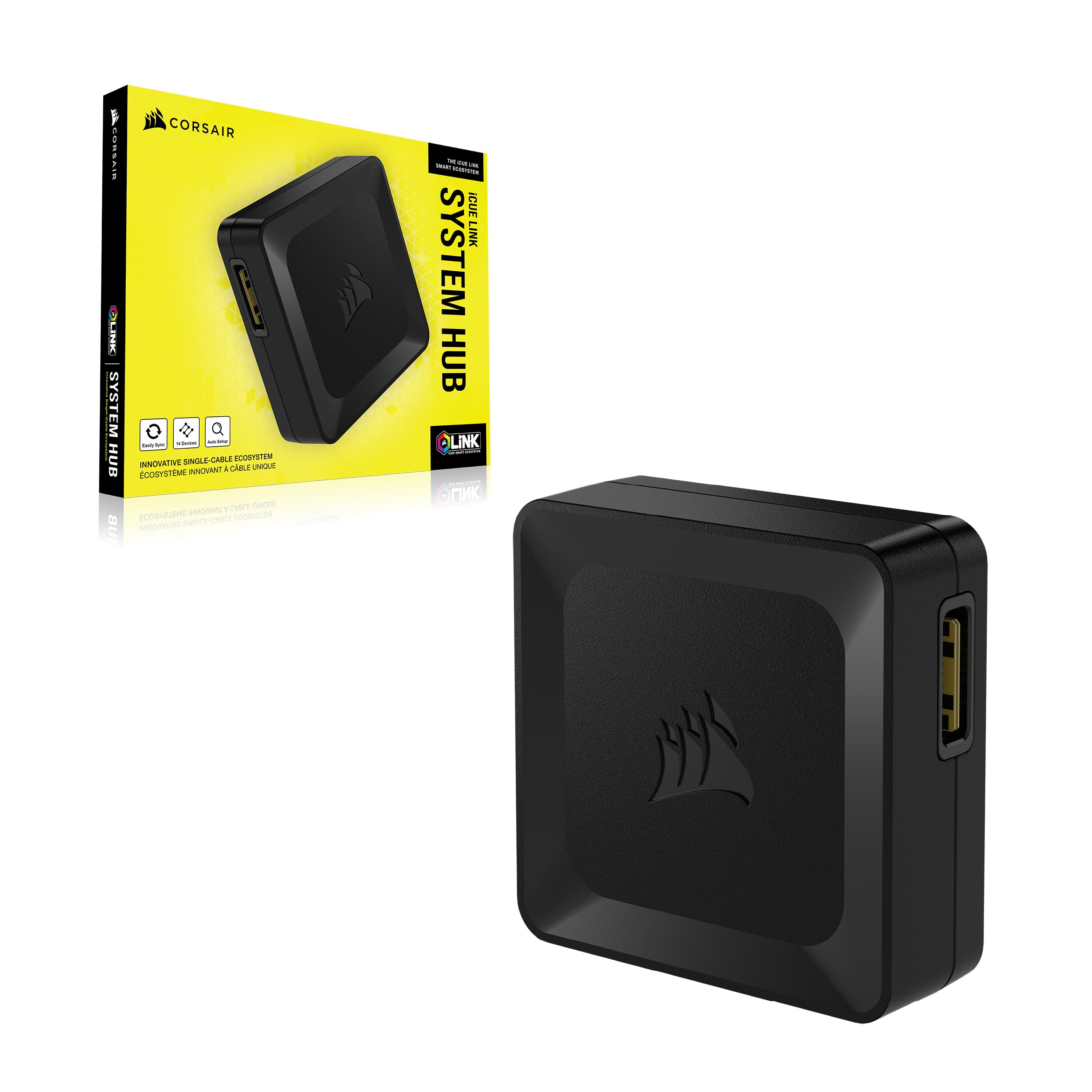 corsair-icue-link-system-hub-verbindet-bis-zu-14-icue-link-ger-te-reduziert-kabe image 8