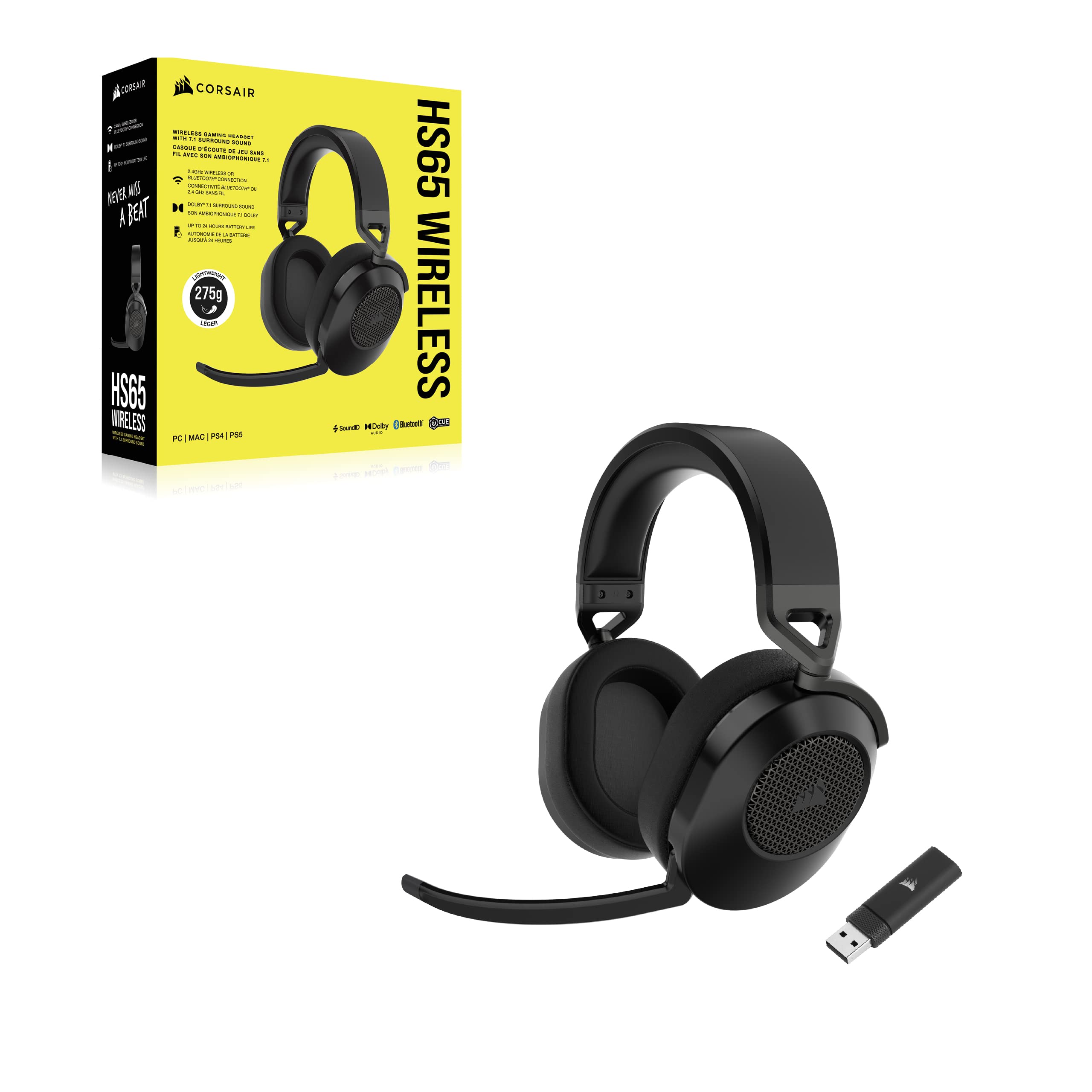 corsair-hs65-wireless-gaming-headset-carbon-2-4-ghz-wireless-oder-bluetooth-dolb image 8