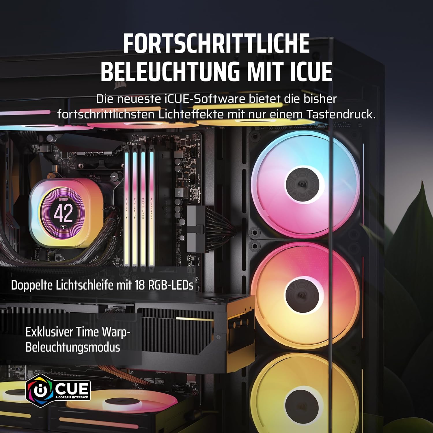 corsair-icue-link-lx120-r-rgb-120mm-pwm-reversed-l-fter-3er-pack-mit-doppel-lich image 4