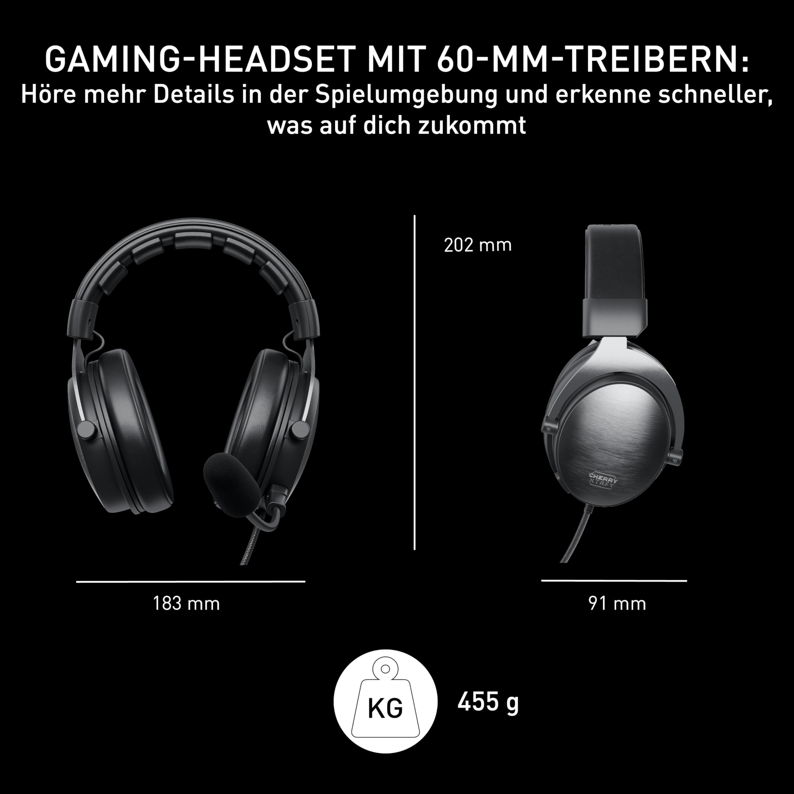 cherry-xtrfy-h1-profi-gaming-headset-esports-optimiert-mit-60mm-treibern-2-mikro image 2