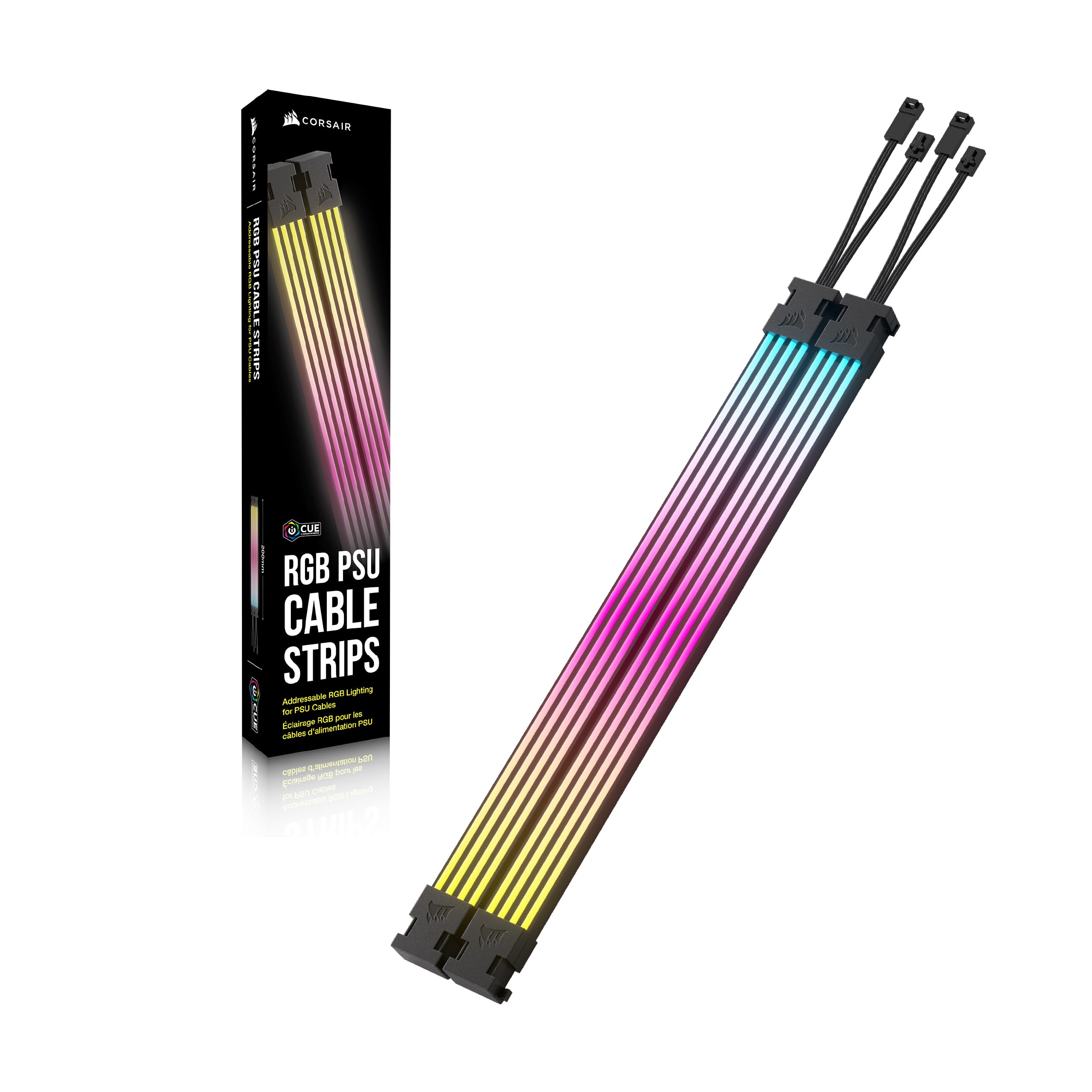 corsair-icue-argb-psu-kabelbinder-2x-200mm-led-streifen-mit-100-leds-pro-streife image 6