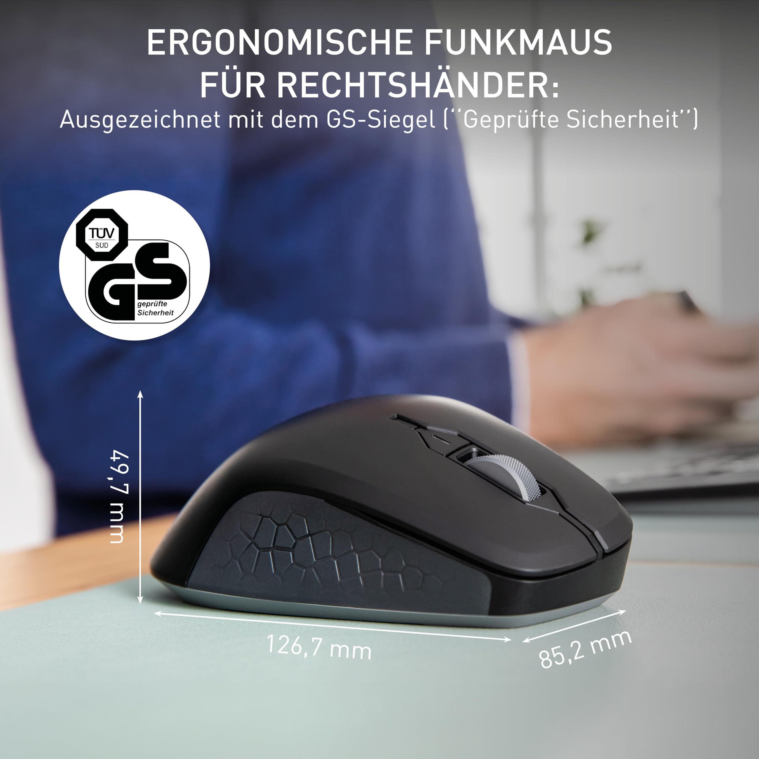cherry-stream-mouse-comfort-kabellose-ergonomische-maus-schwarz image 2