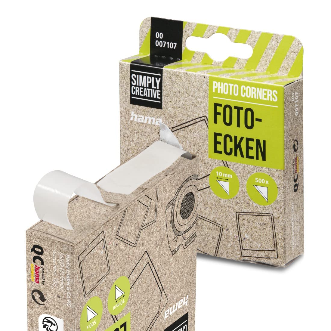 hama-fotoecken-500-st-ck-selbstklebend-transparent-10-mm image 7