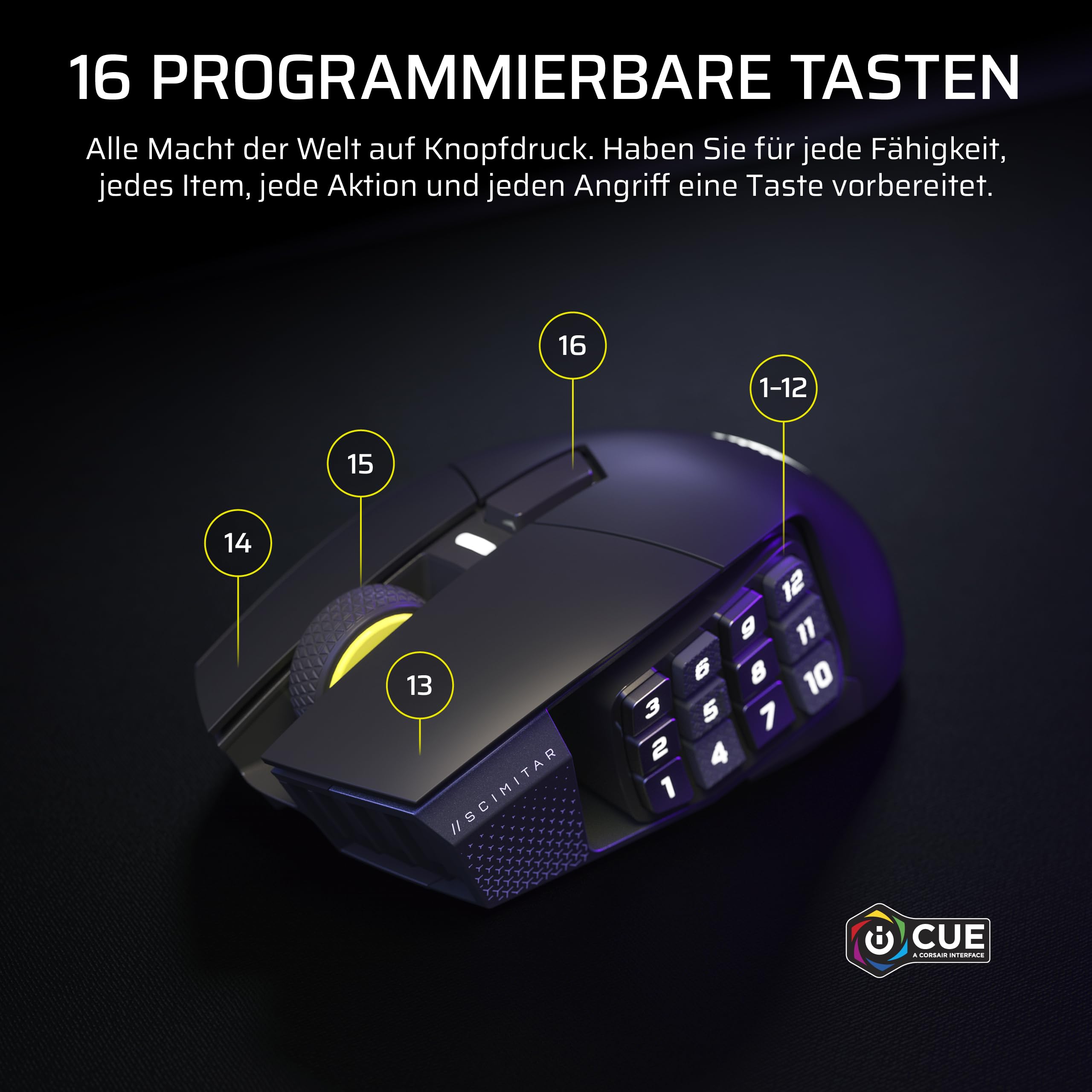 corsair-scimitar-elite-wireless-se-mmo-gaming-maus-33k-dpi-16-programmierbare-ta image 3