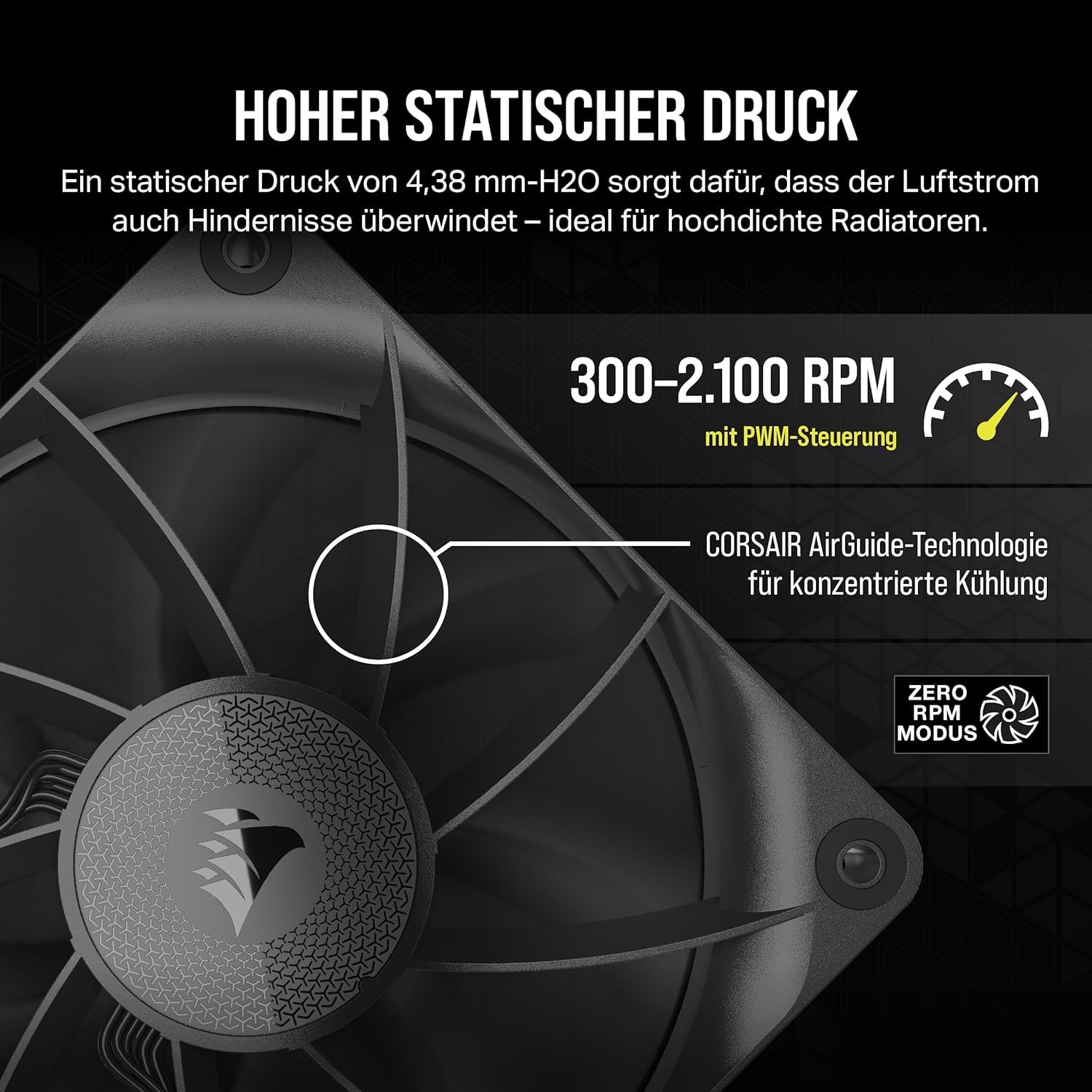 corsair-icue-link-rx120-120mm-pwm-l-fter-magnetisches-kuppellager-schwarz image 4