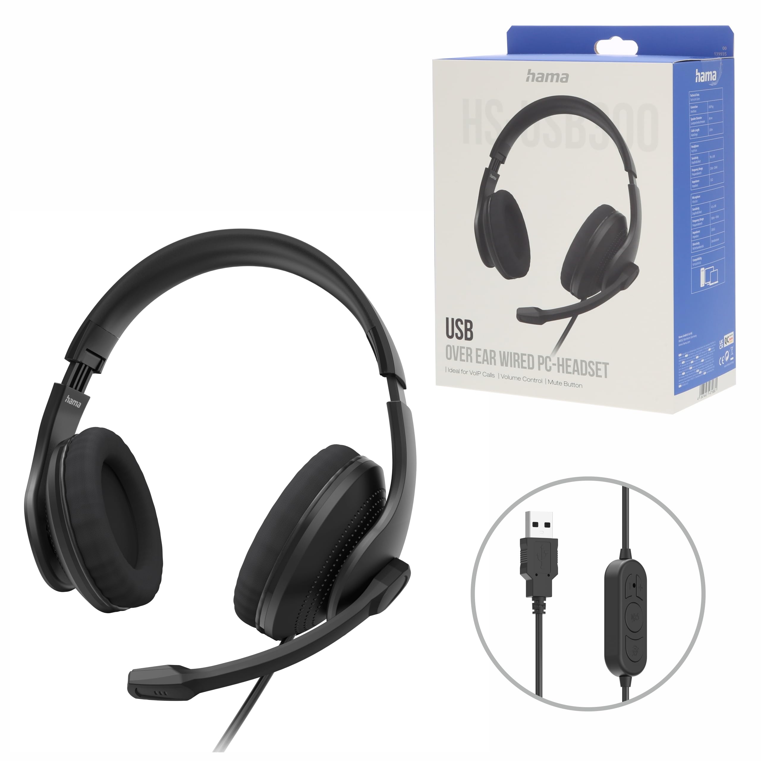 hama-usb-headset-hs-usb300-v2-over-ear-pc-headset-mit-mikrofon-usb-a-lautst-rke- image 1