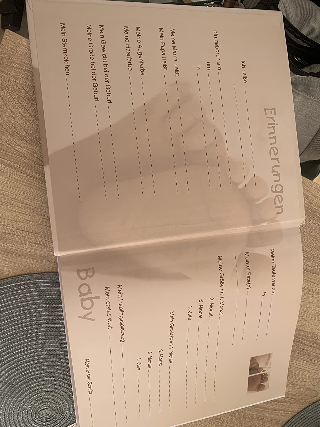 Etwas enttäuscht