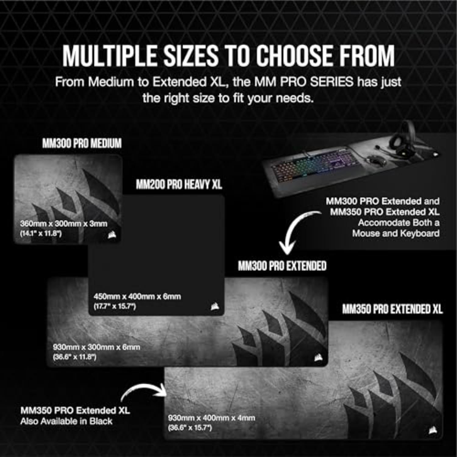 corsair-mm300-pro-extended-gaming-mauspad-930-x-300-mm-spritzwassergesch-tzt-mic image 7