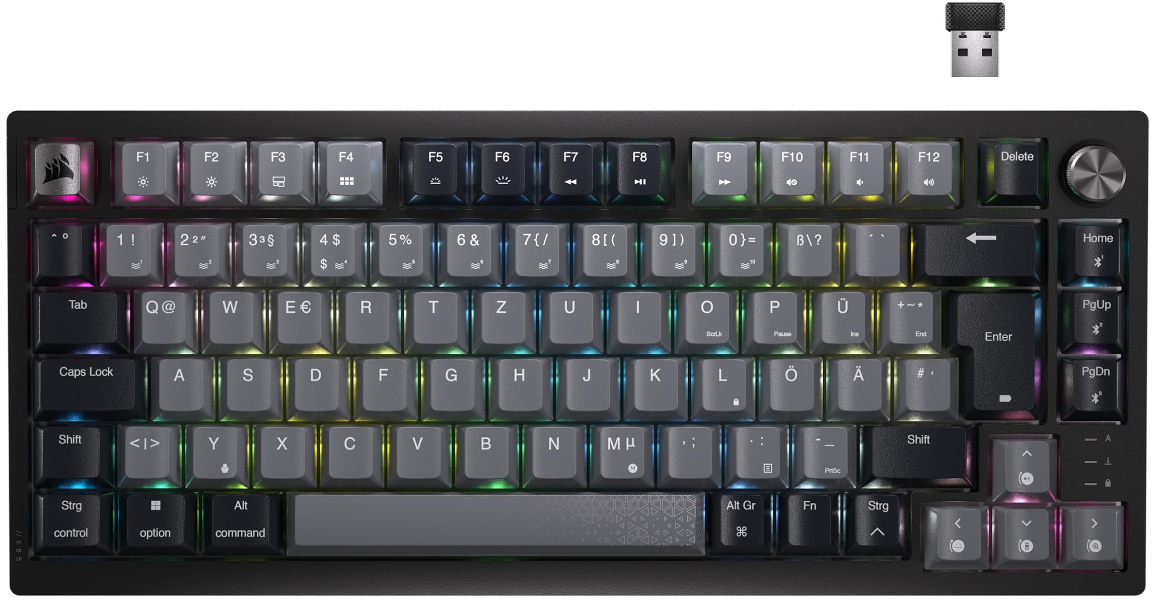 corsair-k65-plus-wireless-75-rgb-mechanische-gaming-tastatur-hot-swap-mlx-red-qw image 1