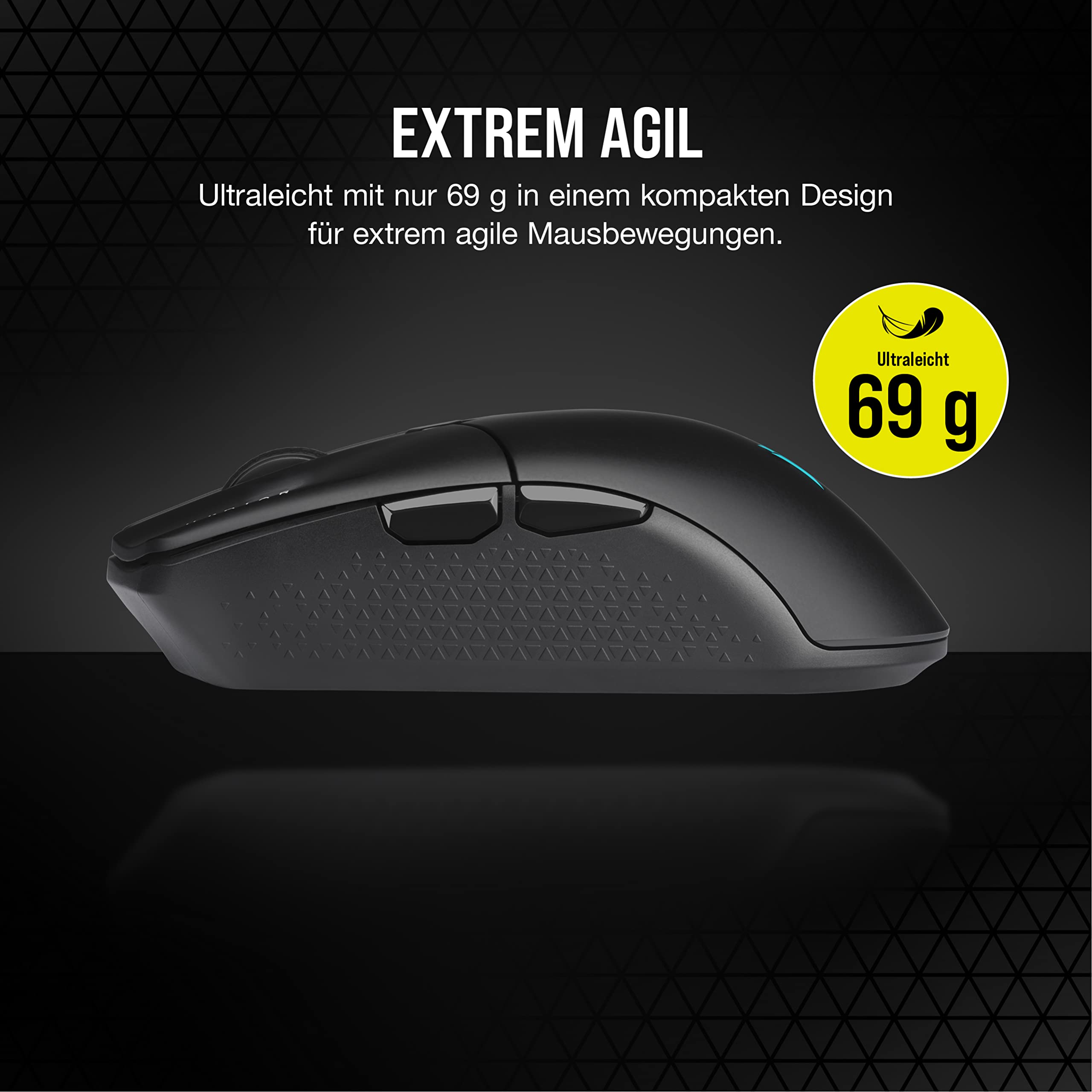 corsair-katar-elite-wireless-ultralight-fps-gaming-maus-69g-26k-dpi-slipstream-s image 3