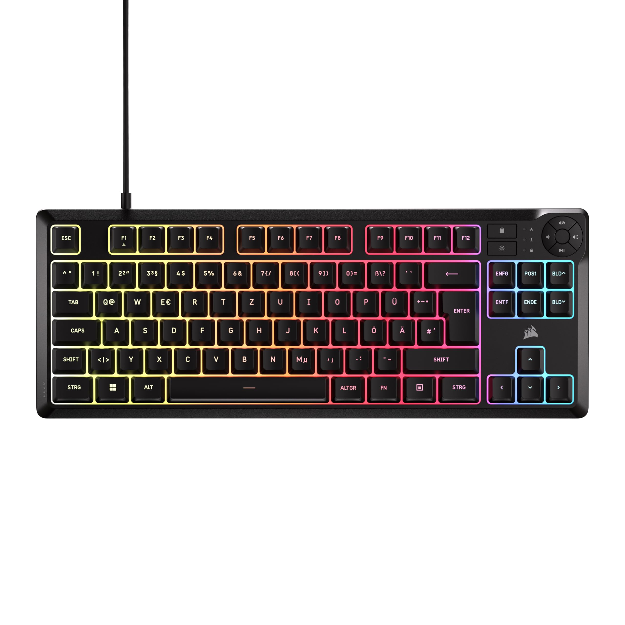 corsair-k55-core-tkl-rgb-tenkeyless-gaming-tastatur-qwertz-de-8-zonen-rgb-spritz image 1