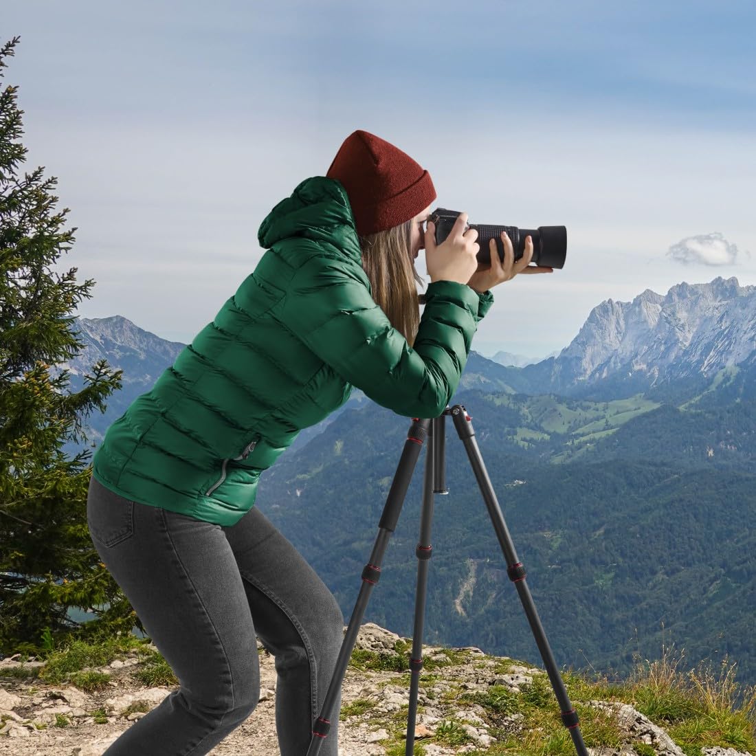 hama-reisestativ-ramble-ii-duo-carbon-3-fach-ausziehbares-dreibein-stativ-mit-ei image 4
