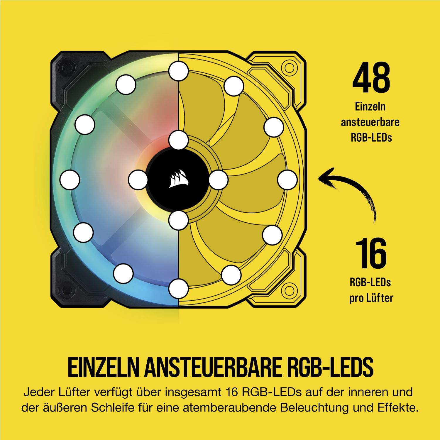 corsair-ll120-rgb-led-pwm-120mm-l-fter-3er-pack-mit-lighting-node-pro image 3