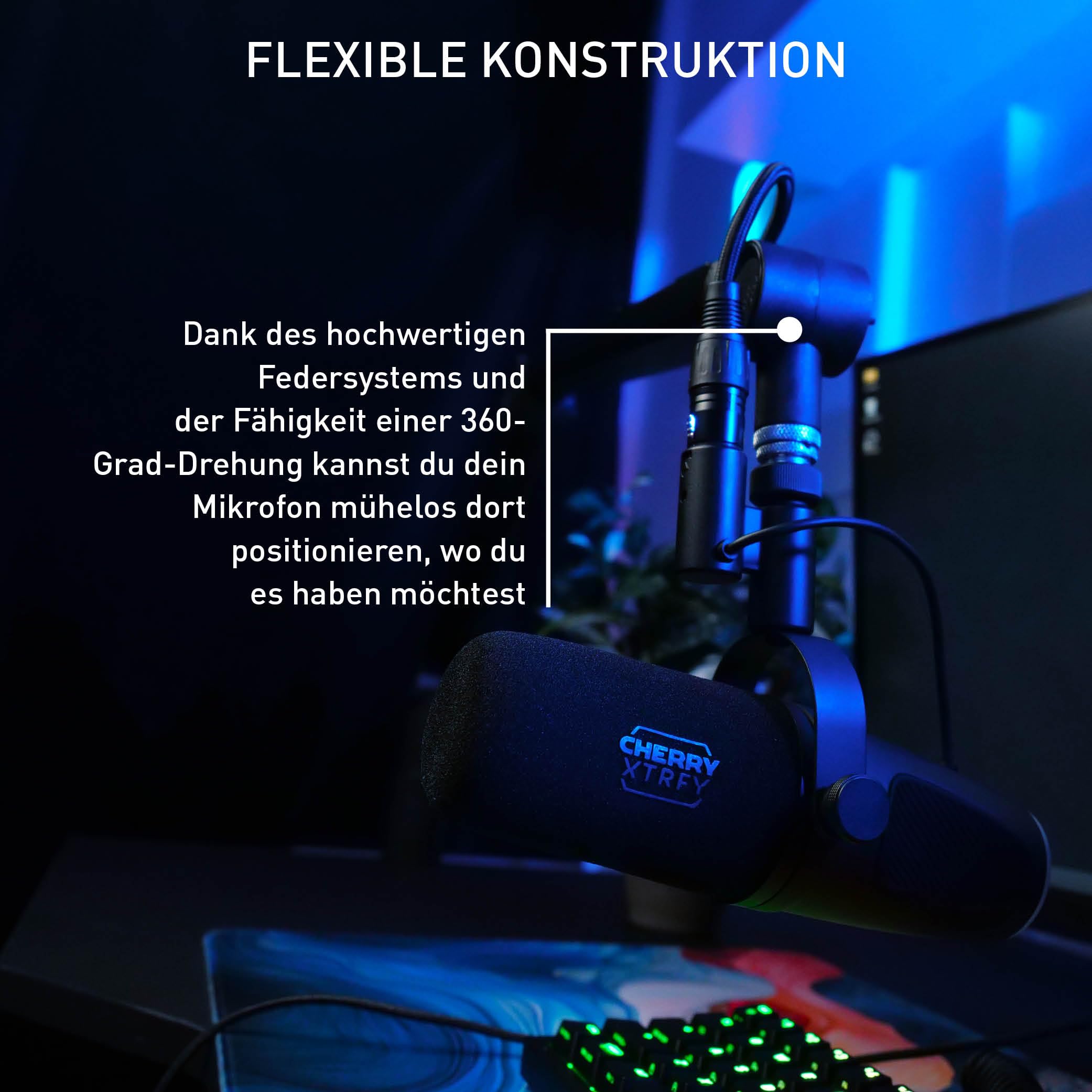 cherry-xtrfy-ngale-boom-arm-stabiler-mikrofonarm-aus-aluminium-schwarz image 3