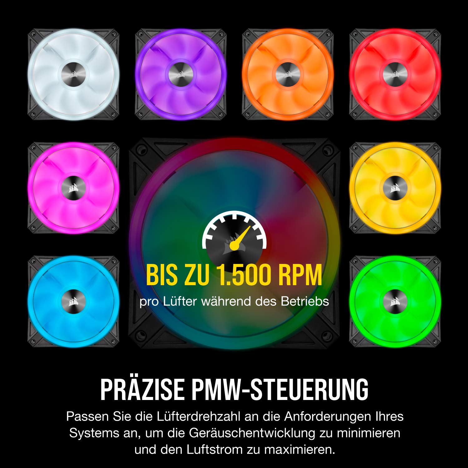 corsair-icue-ql120-rgb-120-mm-pwm-l-fter-einzelpackung-f-r-die-rgb-k-hlung image 6