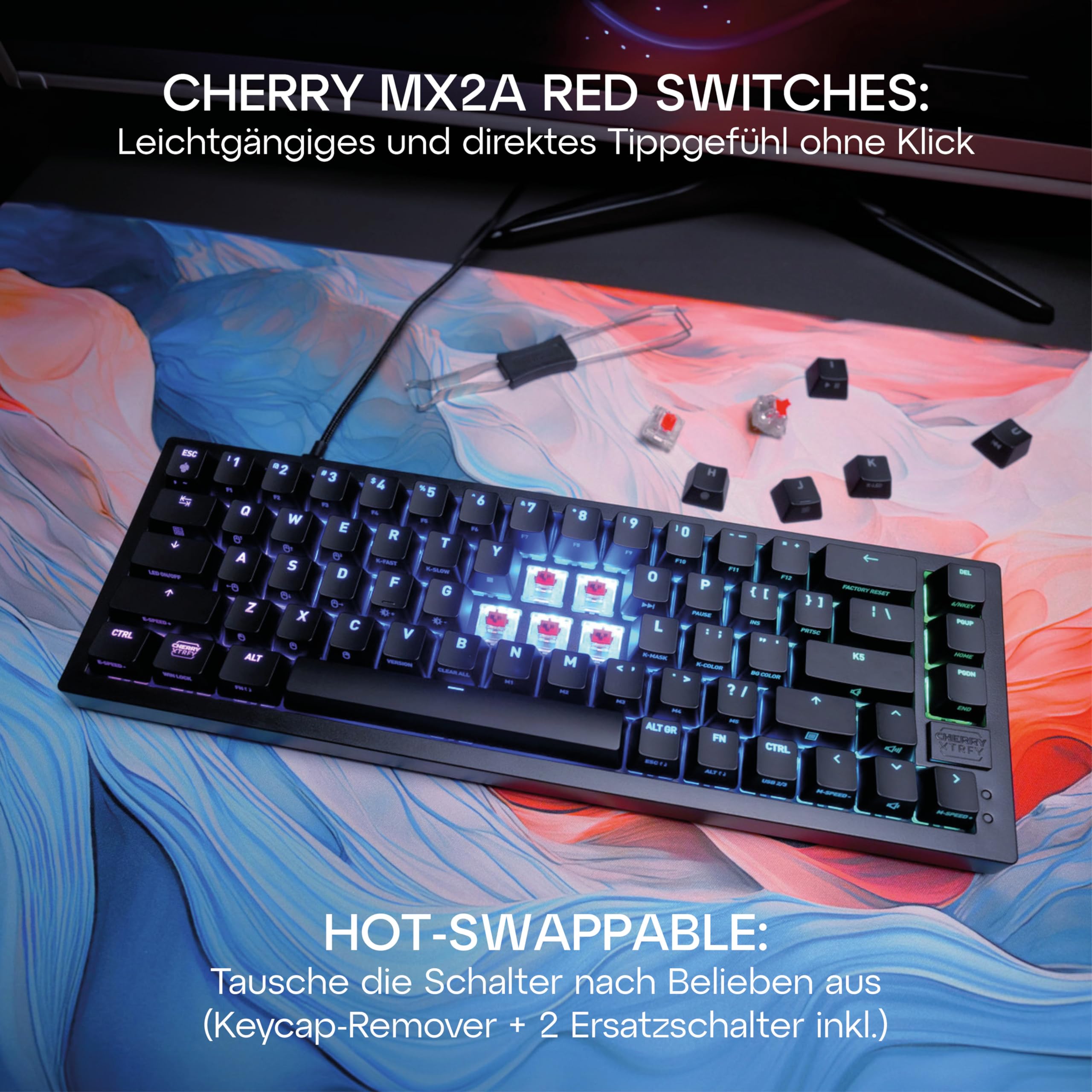 cherry-xtrfy-k5v2-compact-mechanische-gaming-tastatur-65-qwertz-hot-swap-cherry- image 3