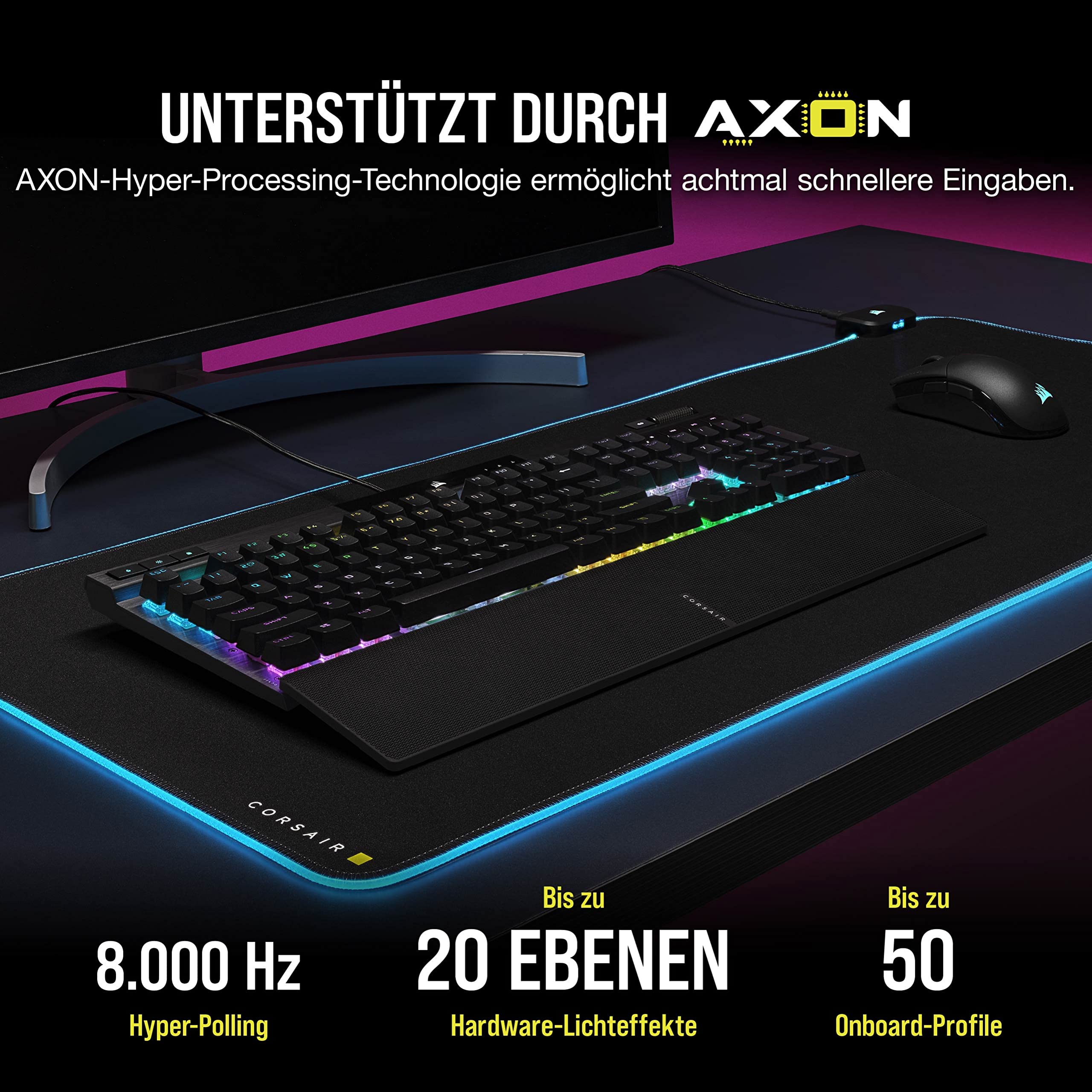 corsair-k70-rgb-pro-mechanische-gaming-tastatur-cherry-mx-red-pbt-double-shot-80 image 5