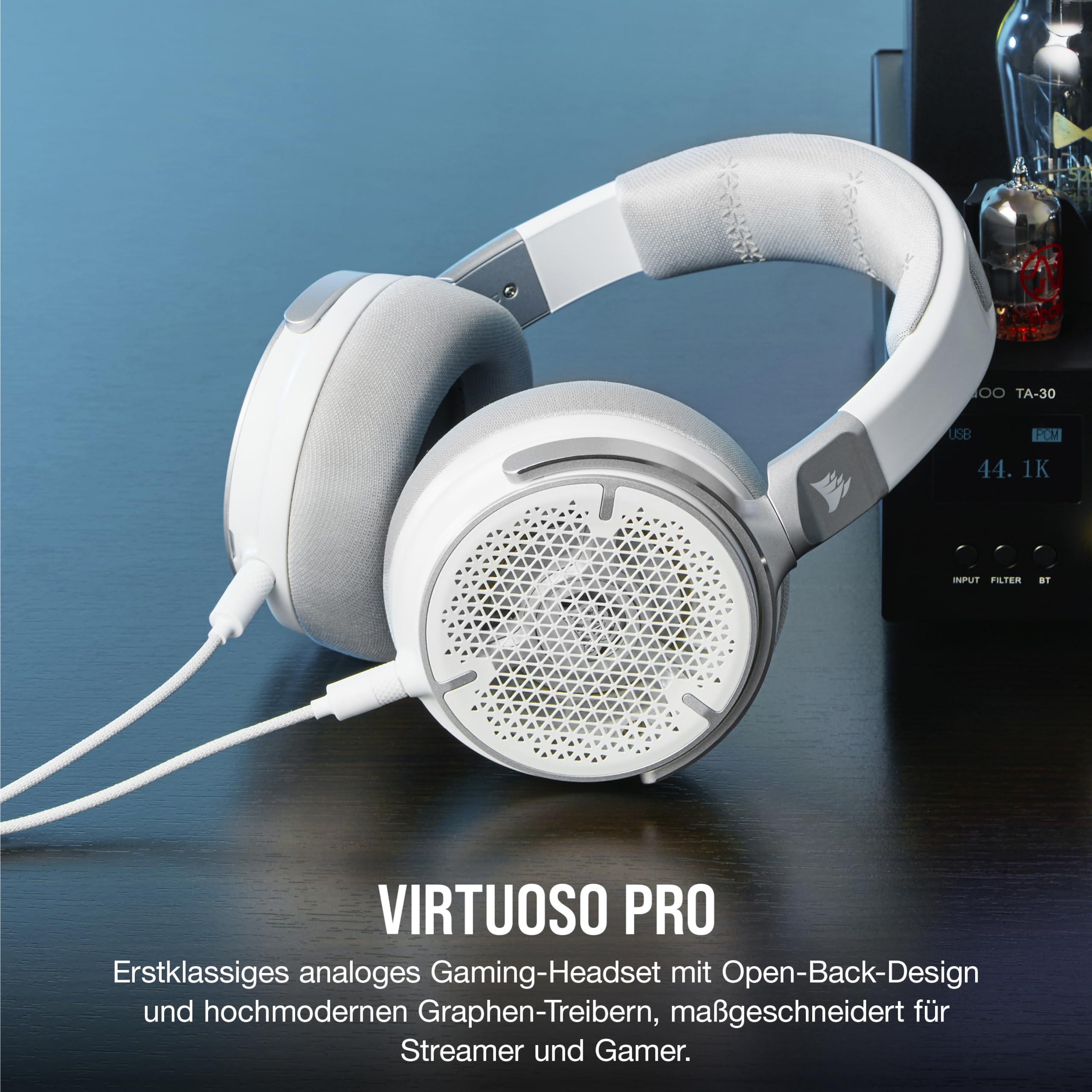 corsair-virtuoso-pro-kabelgebundenes-open-back-gaming-headset-50-mm-graphen-trei image 2