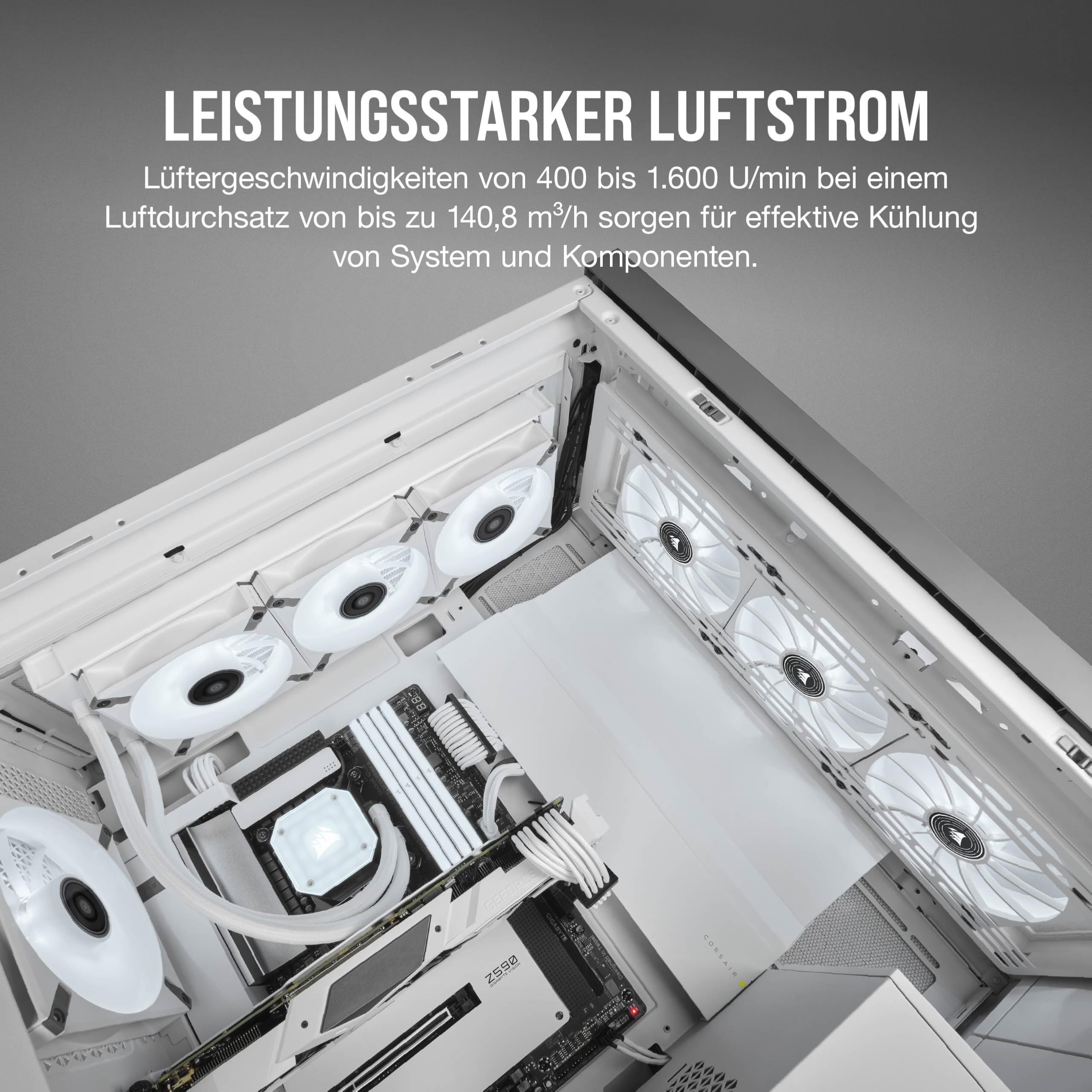 corsair-ml140-led-elite-140mm-pwm-l-fter-mit-airguide-technologie-magnetschwebel image 5