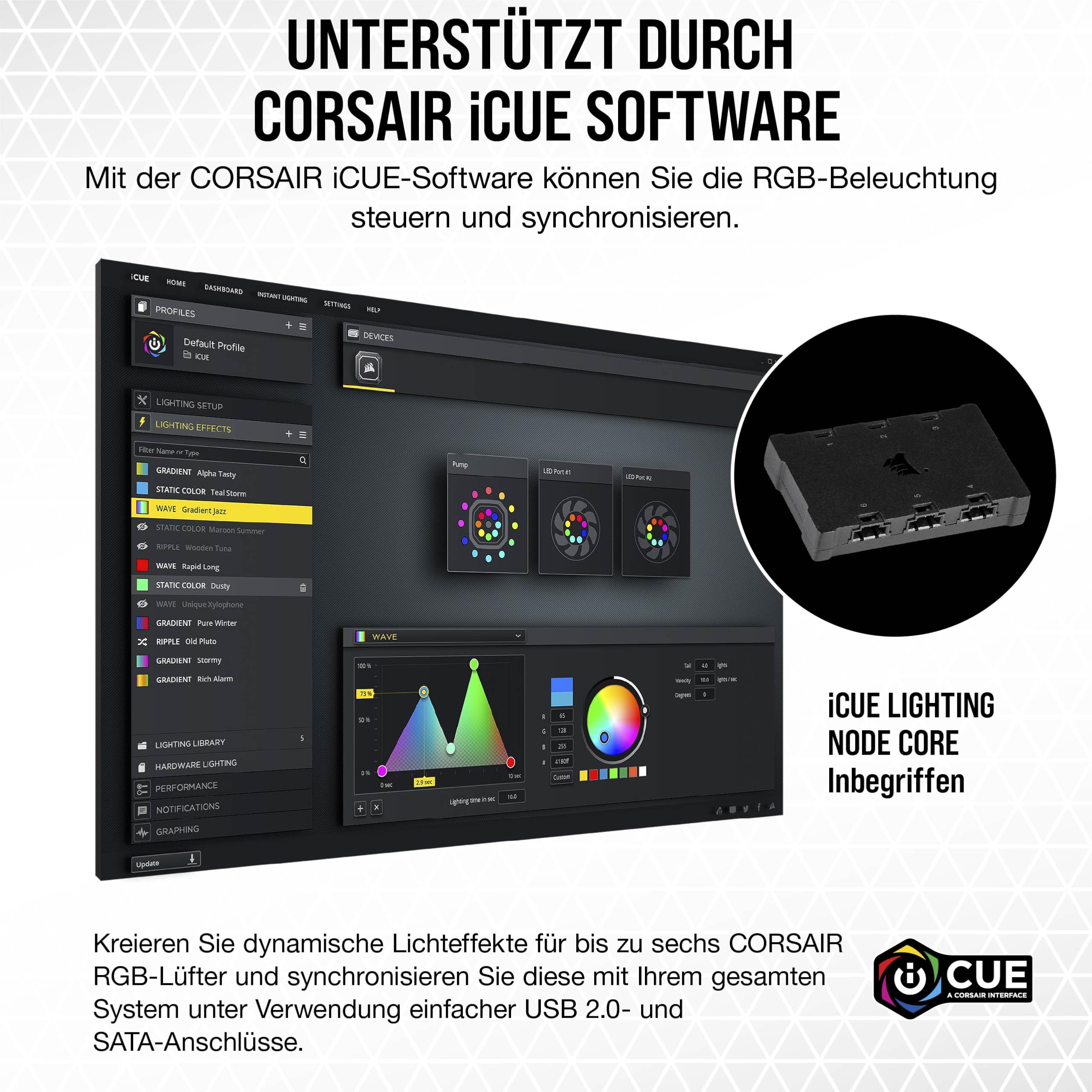 corsair-icue-ml140-rgb-elite-pwm-140mm-l-fter-dualpack-wei-mit-icue-lighting-nod image 6