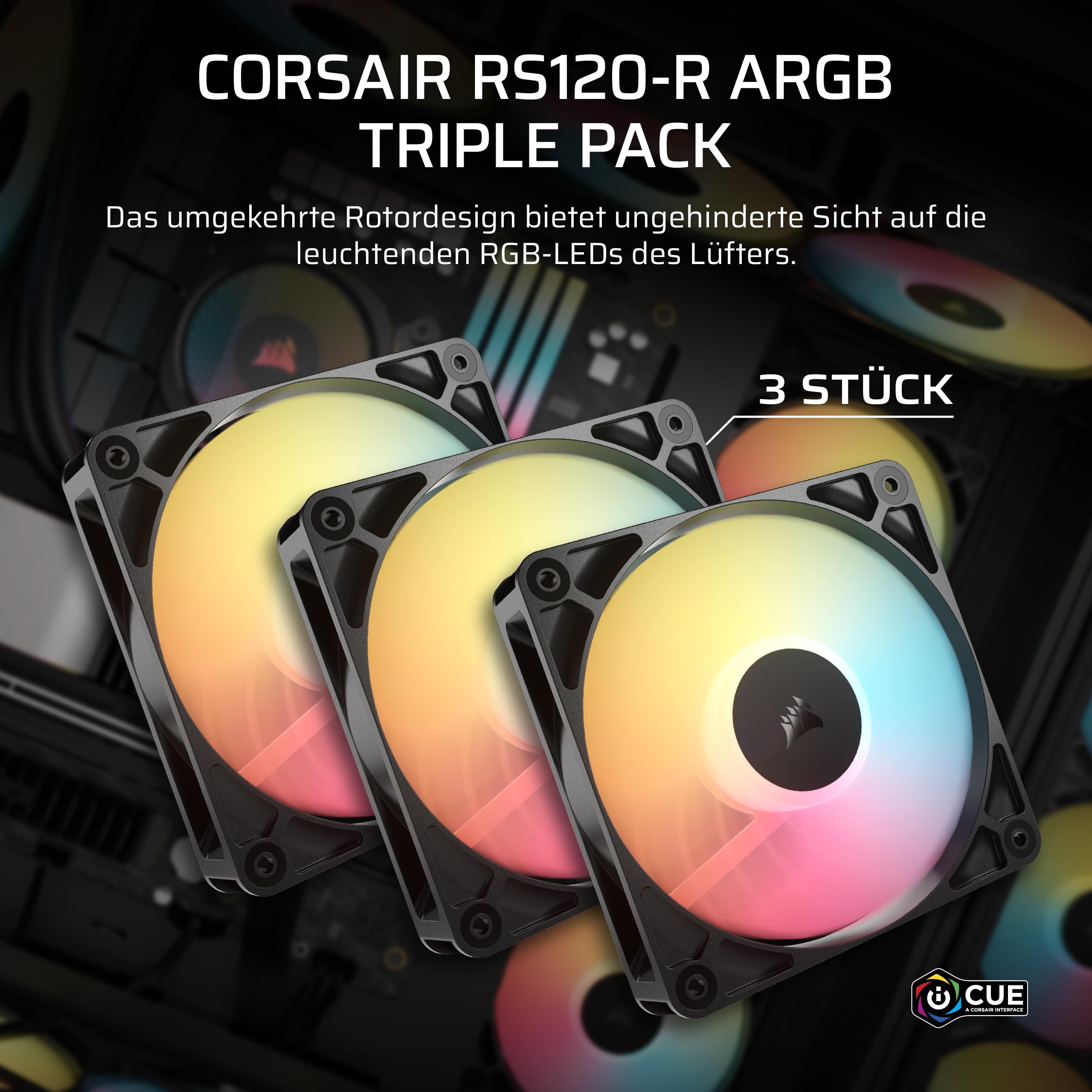 corsair-rs120-r-argb-120-mm-pwm-reverse-l-fter-dreierpack-umgekehrter-rotor-8-rg image 2