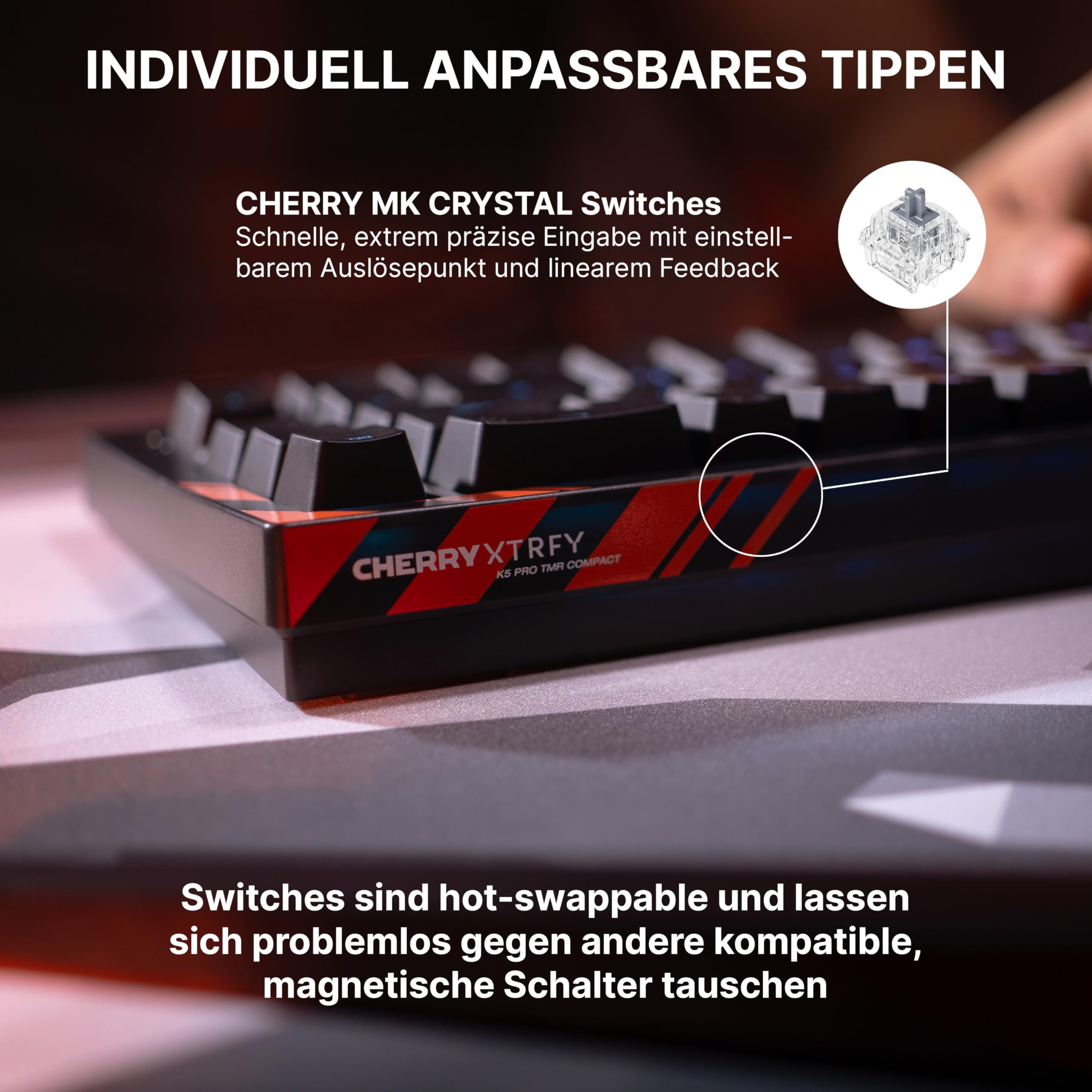 cherry-k5-pro-tmr-compact-gaming-tastatur-deutsch-qwertz-hot-swap-rapid-trigger- image 4