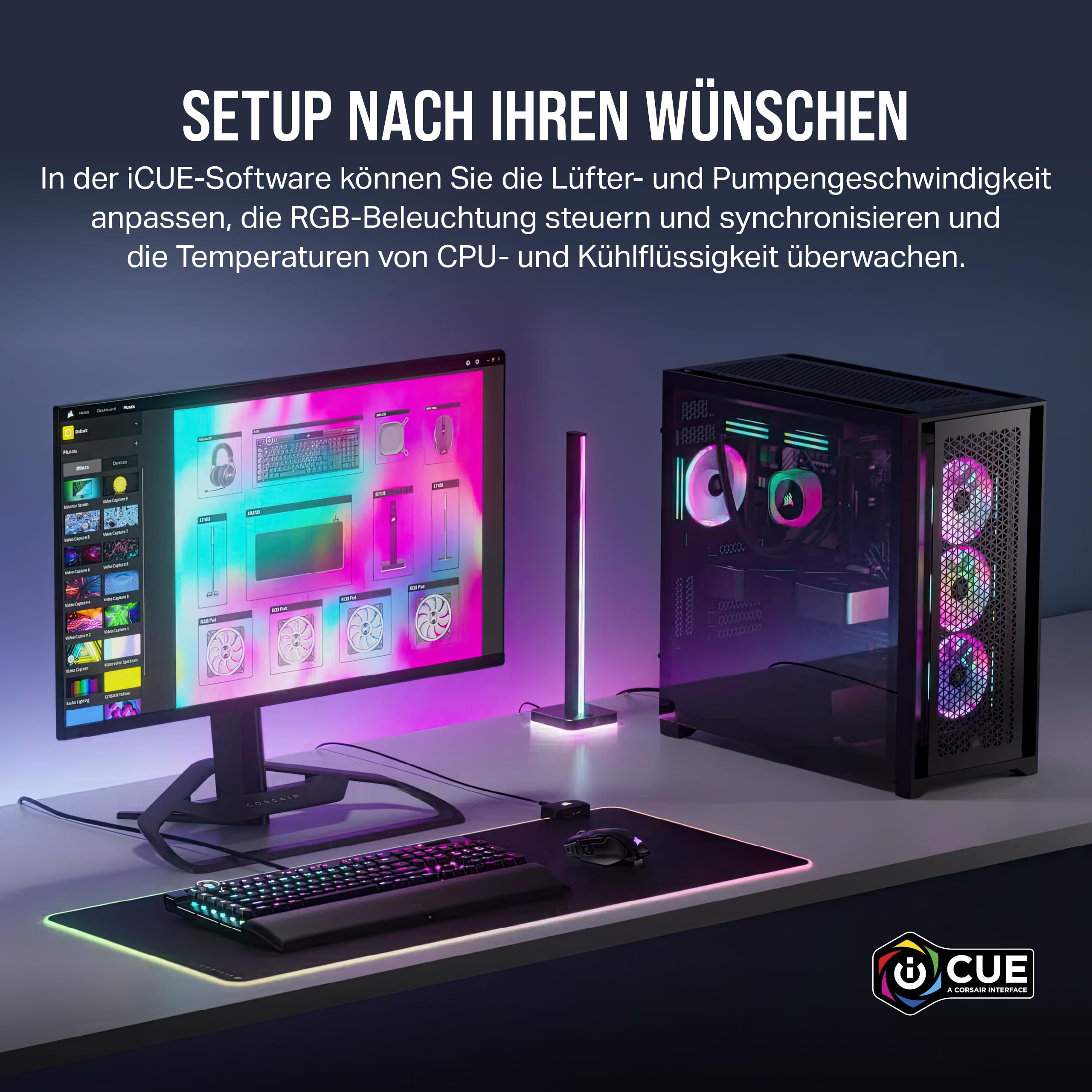 corsair-icue-link-qx120-rgb-120-mm-l-fter-mit-magnetic-dome-lager-schwarz-einzel image 8