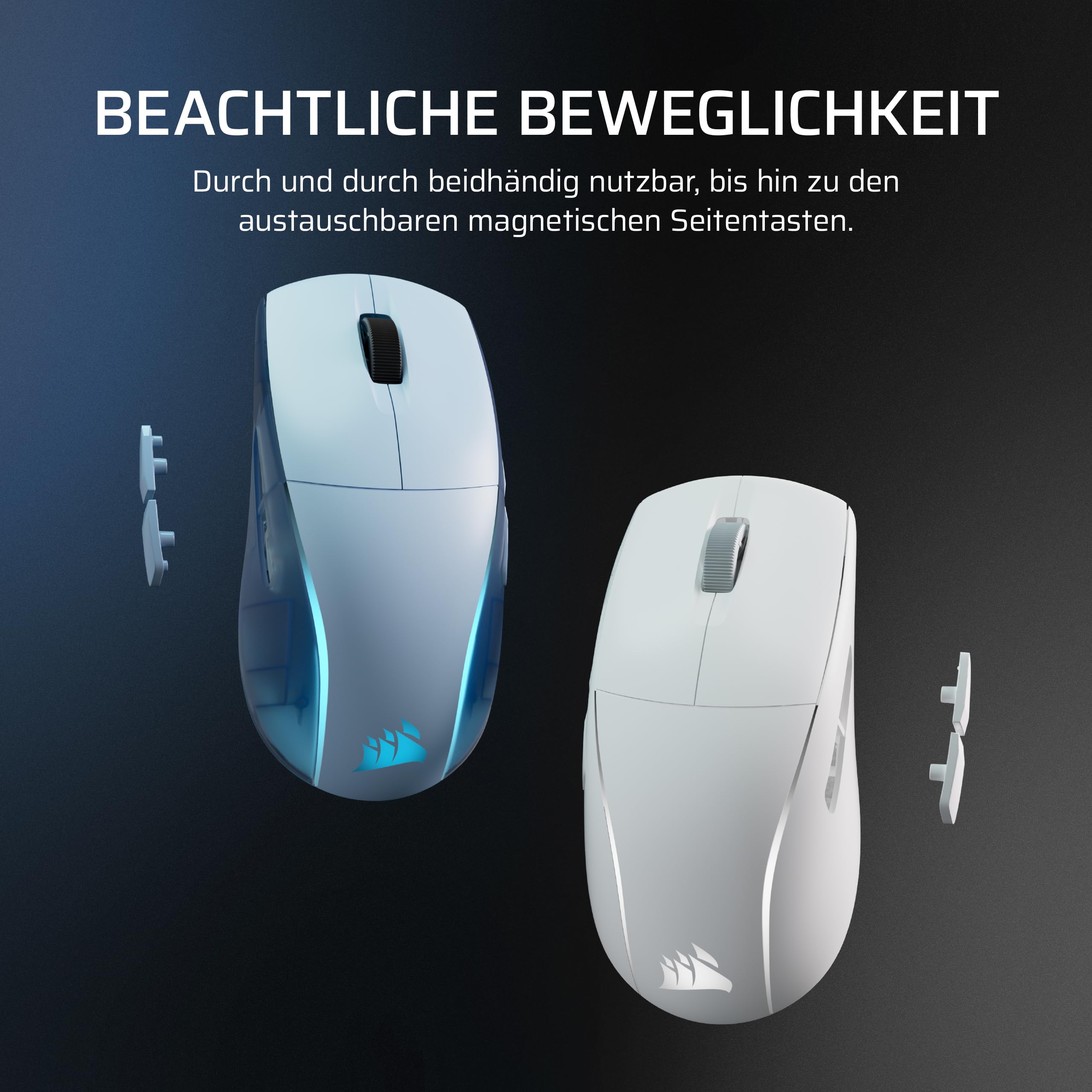 corsair-m75-wireless-rgb-fps-gaming-maus-beidh-ndig-26-000-dpi-frostwei image 5