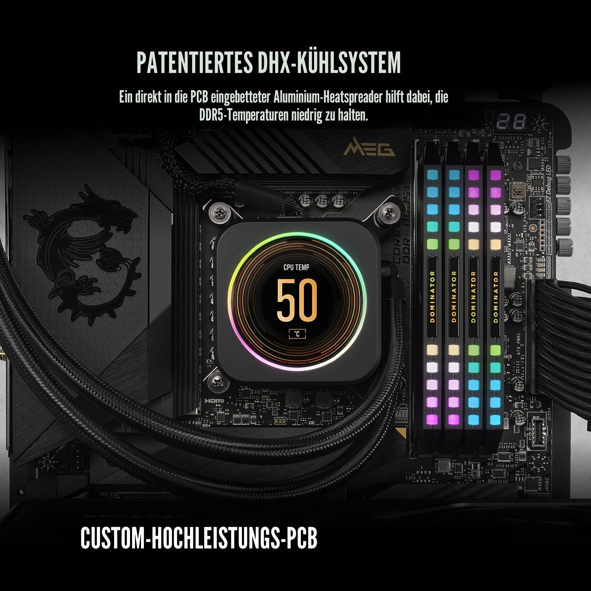 corsair-dominator-platinum-rgb-ddr5-ram-64gb-2x32gb-5600mhz-schwarz image 5