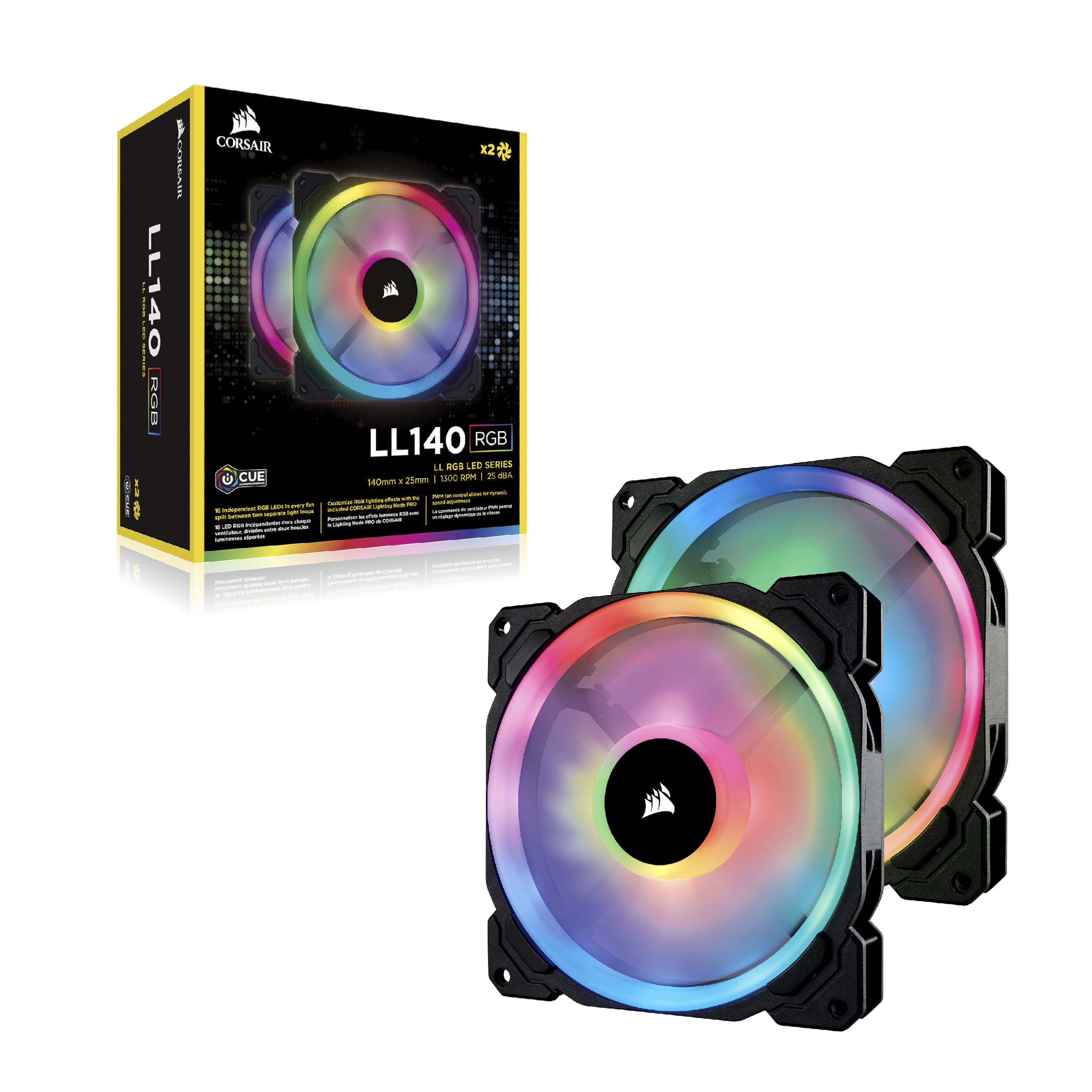 corsair-ll140-rgb-led-pwm-pc-geh-usel-fter-140-mm-2er-pack-schwarz-mit-lighting- image 8