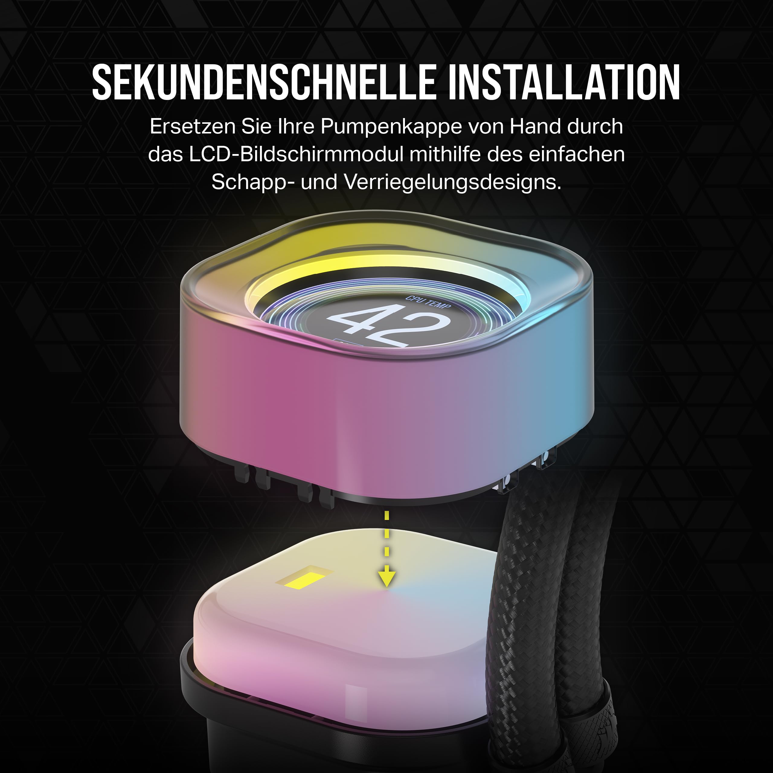 corsair-icue-link-aio-lcd-bildschirmmodul-2-1-zoll-ips-display-mit-rgb-ring image 5
