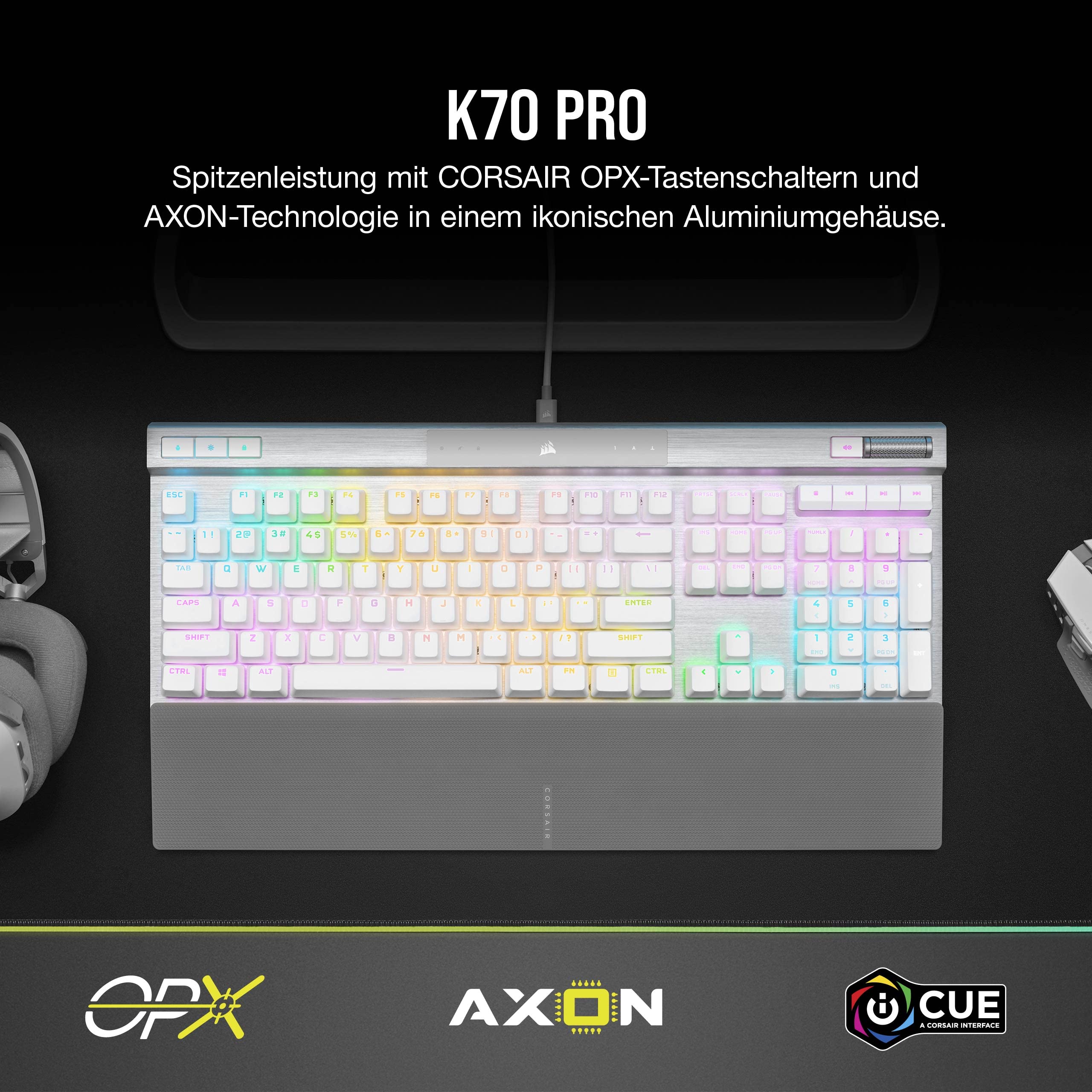 corsair-k70-pro-rgb-optisch-mechanische-gaming-tastatur-opx-linear-pbt-double-sh image 2