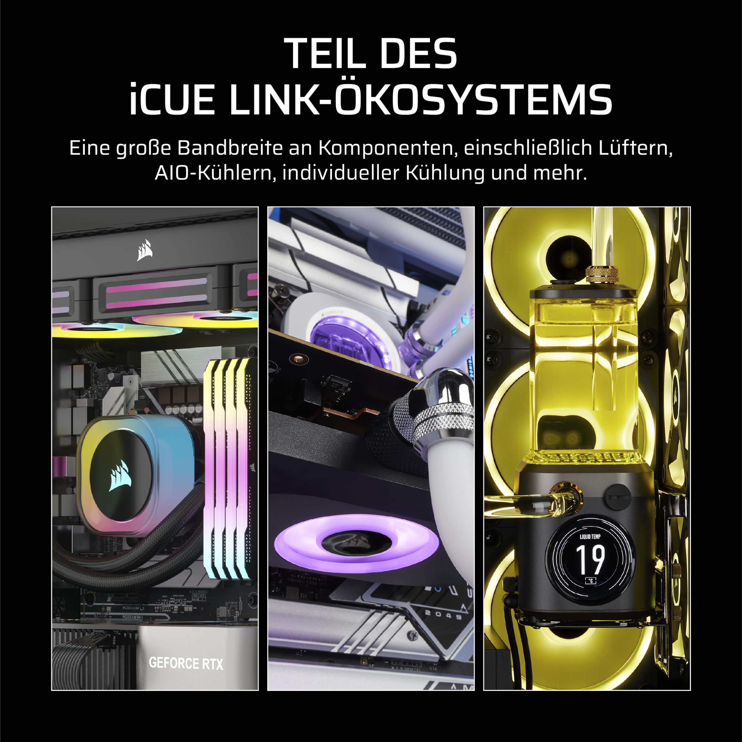 corsair-icue-link-rx120-max-120mm-pwm-l-fter-mit-system-hub-3er-pack-schwarz image 8