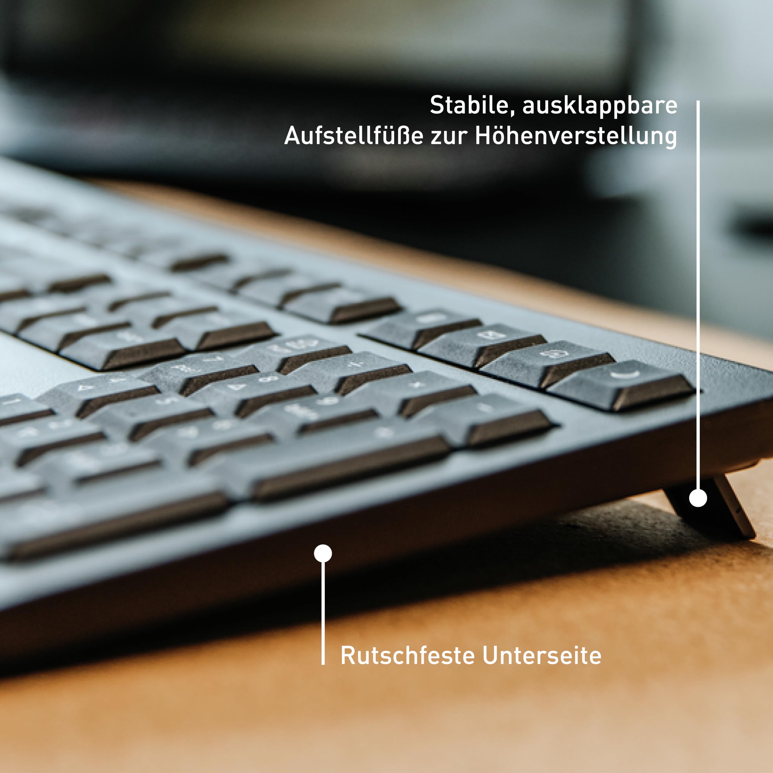 cherry-kw-3000-kabellose-office-tastatur-deutsch-qwertz-wei-grau image 6
