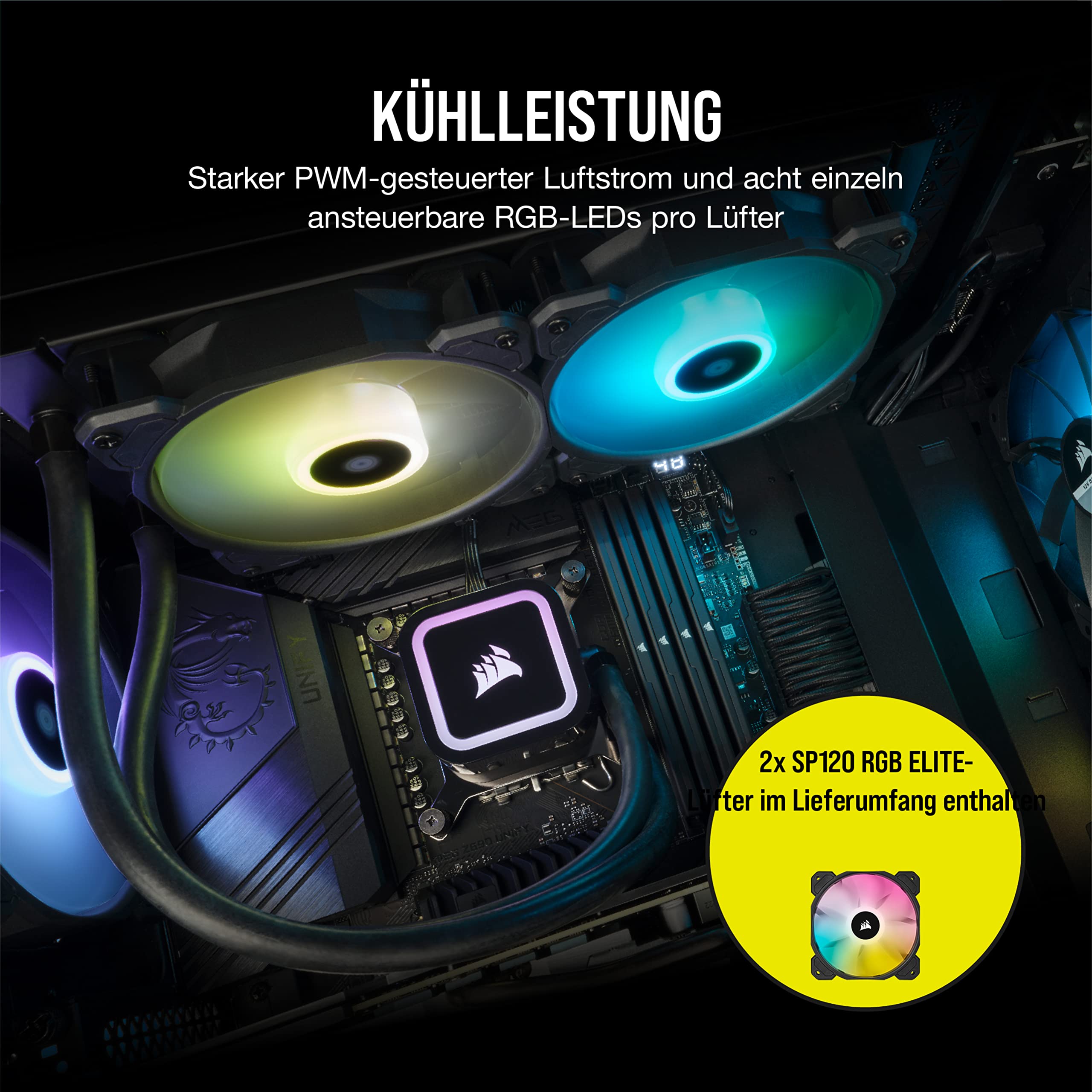 corsair-icue-h100x-elite-rgb-fl-ssigkeitsk-hler-f-r-cpu-240-mm-radiator-pwm-l-ft image 5