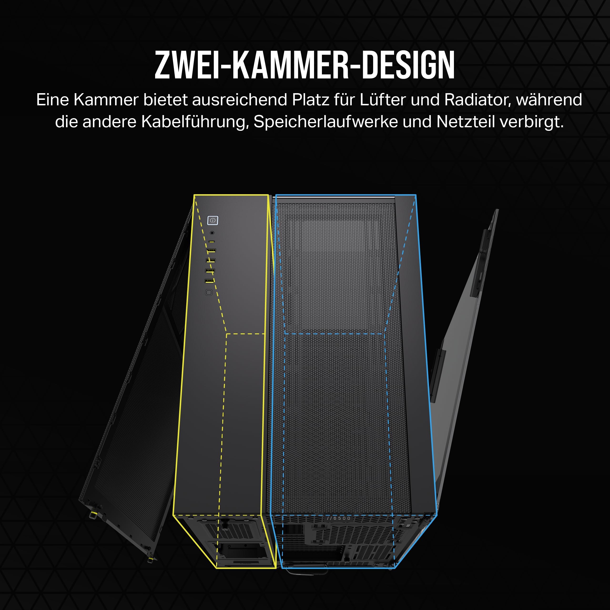 corsair-6500x-mid-tower-pc-geh-use-dual-kammer-geh-rtetes-panoramaglas-schwarz image 3