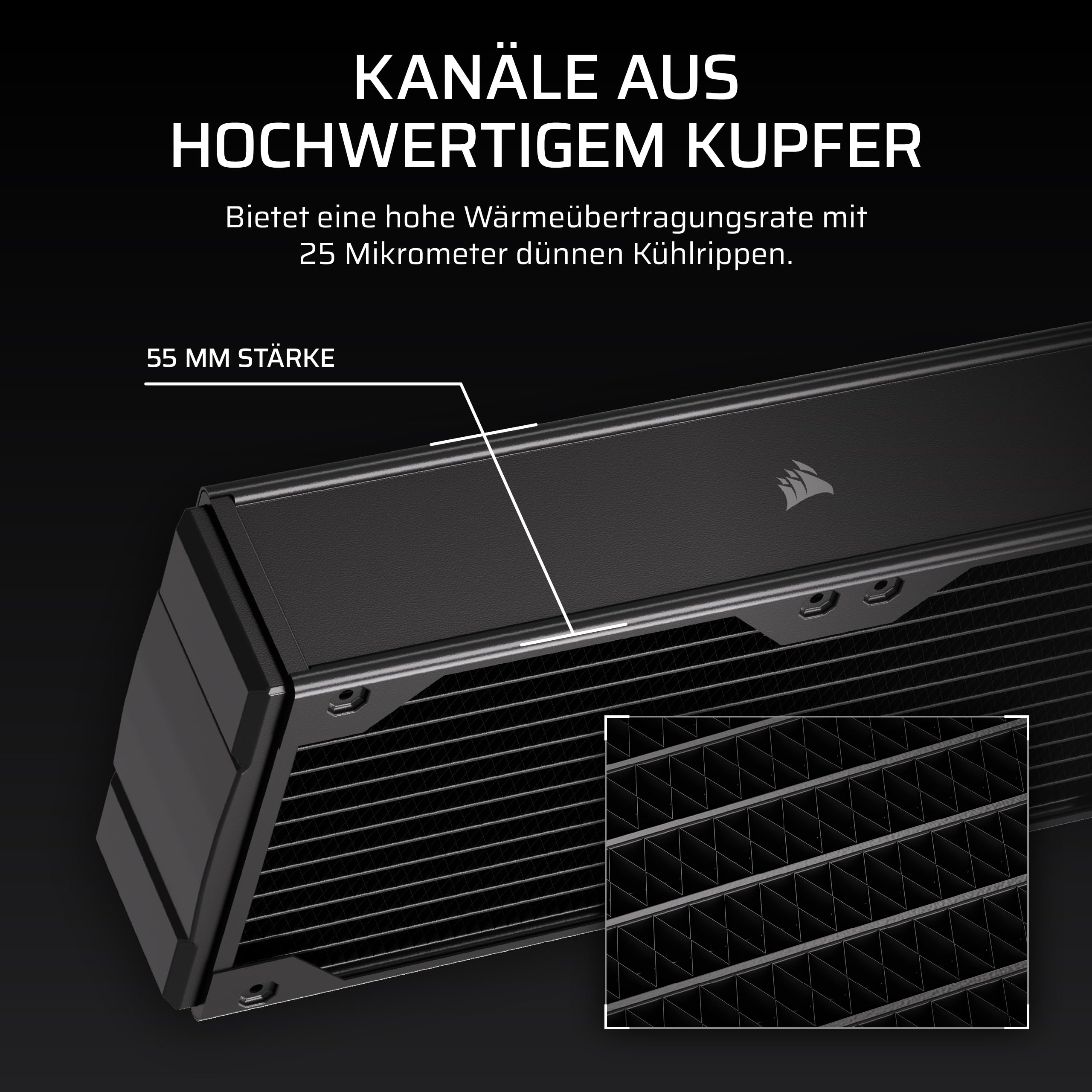 corsair-hydro-x-series-xr7-360mm-v2-radiator-f-r-custom-wasserk-hlung-schwarz image 4