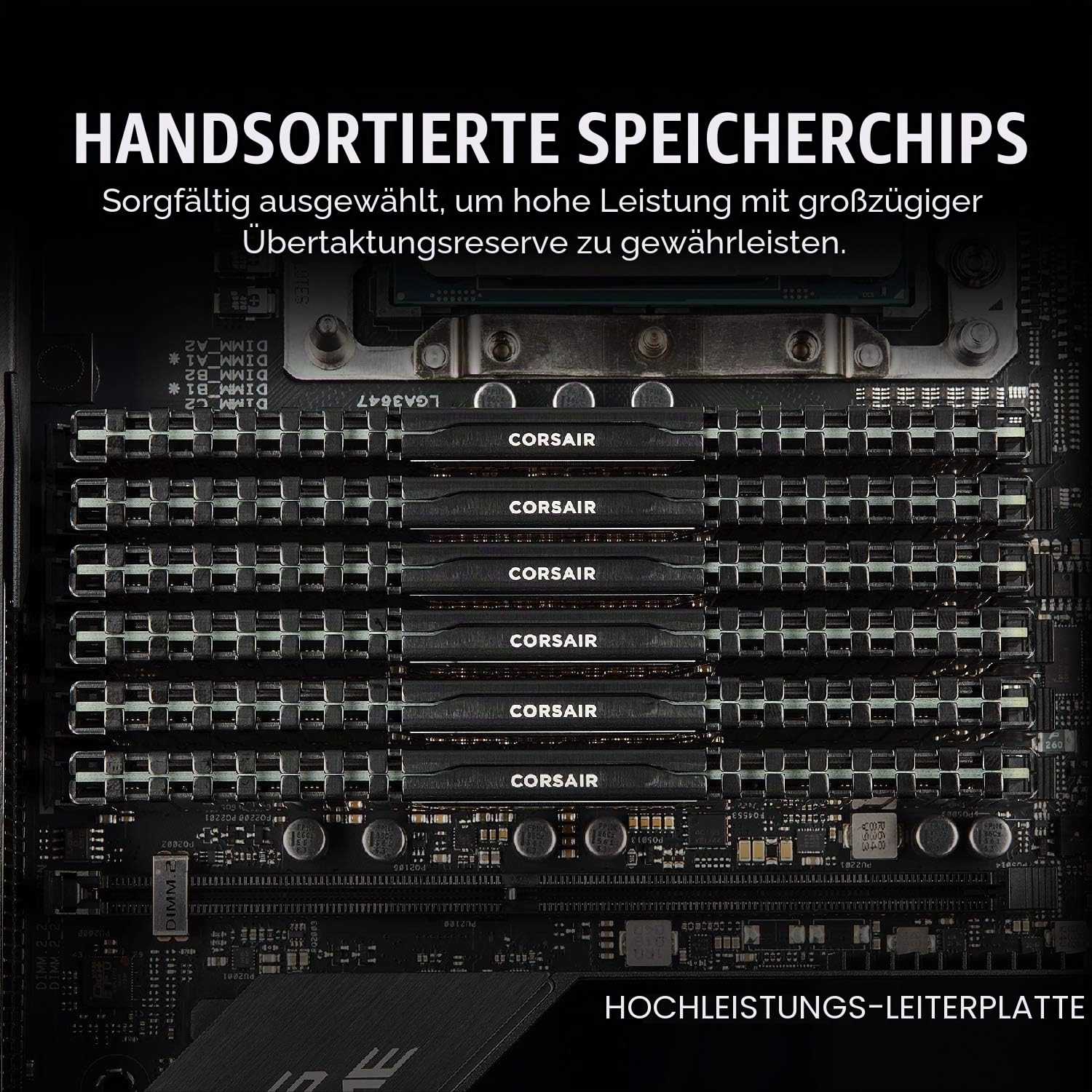 corsair-vengeance-lpx-32gb-2x16gb-ddr4-3600mhz-c18-desktop-memory-schwarz image 3