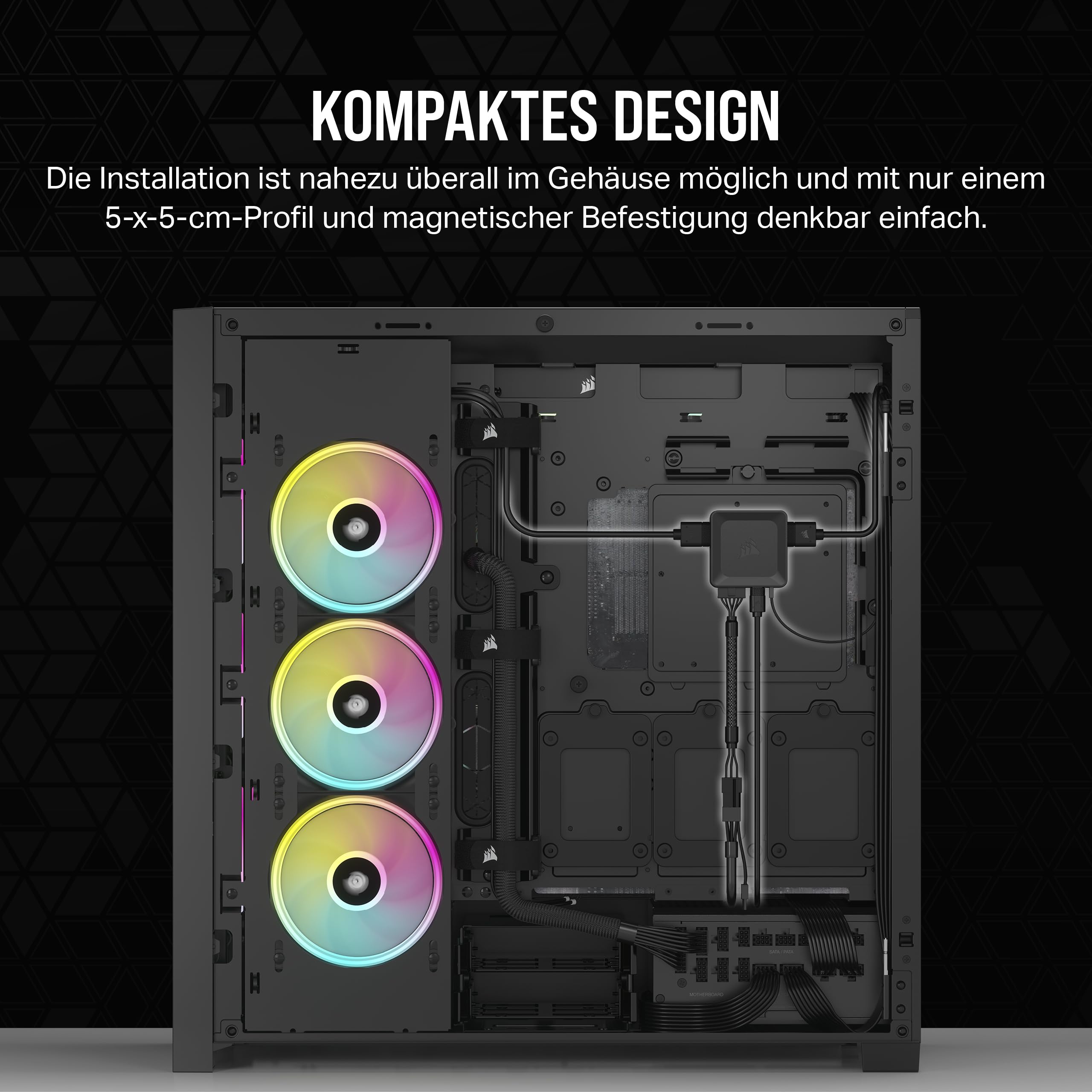corsair-icue-link-system-hub-verbindet-bis-zu-14-icue-link-ger-te-reduziert-kabe image 5
