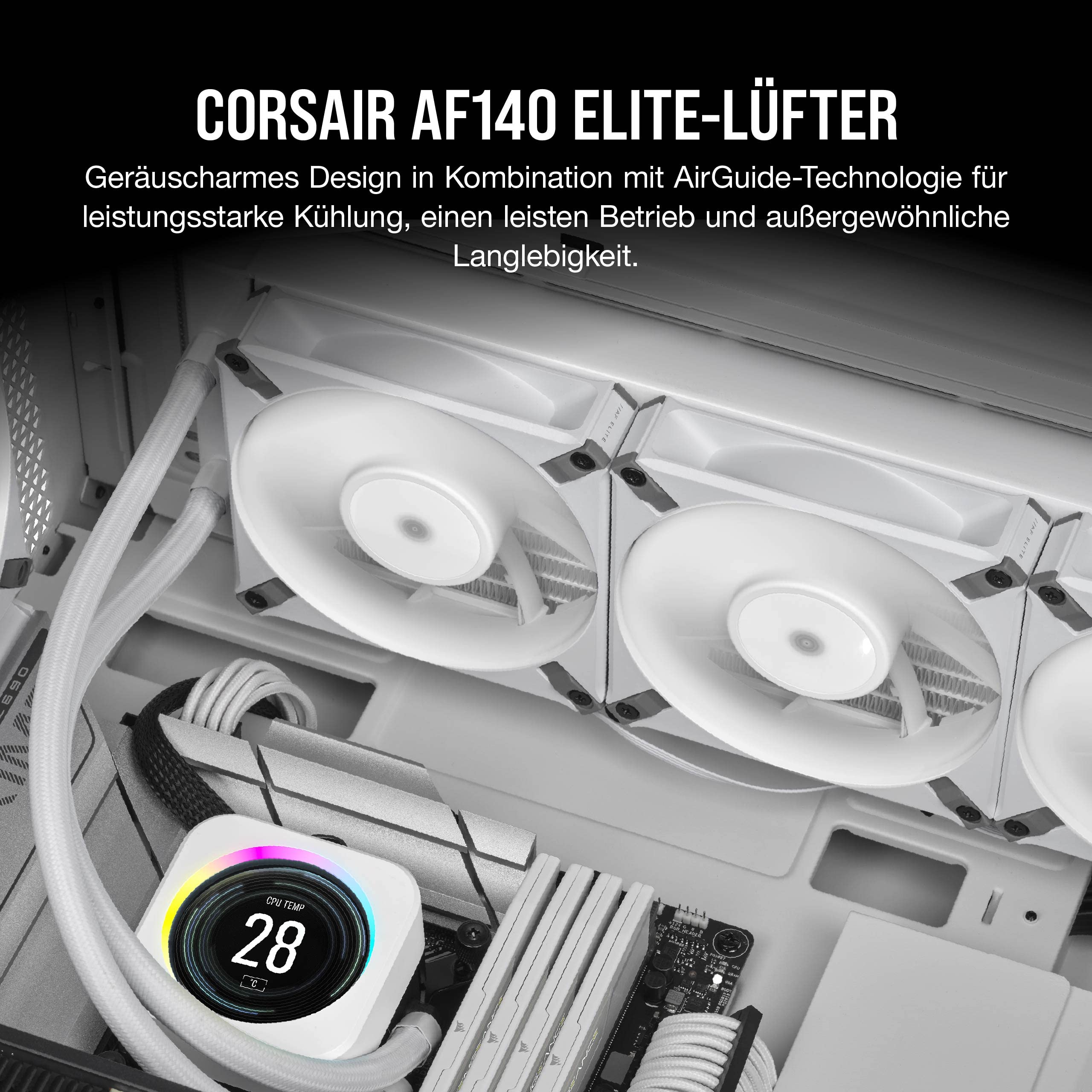 corsair-af140-elite-140mm-pwm-l-fter-airguide-fluid-dynamic-bearing-wei-einzelpa image 2