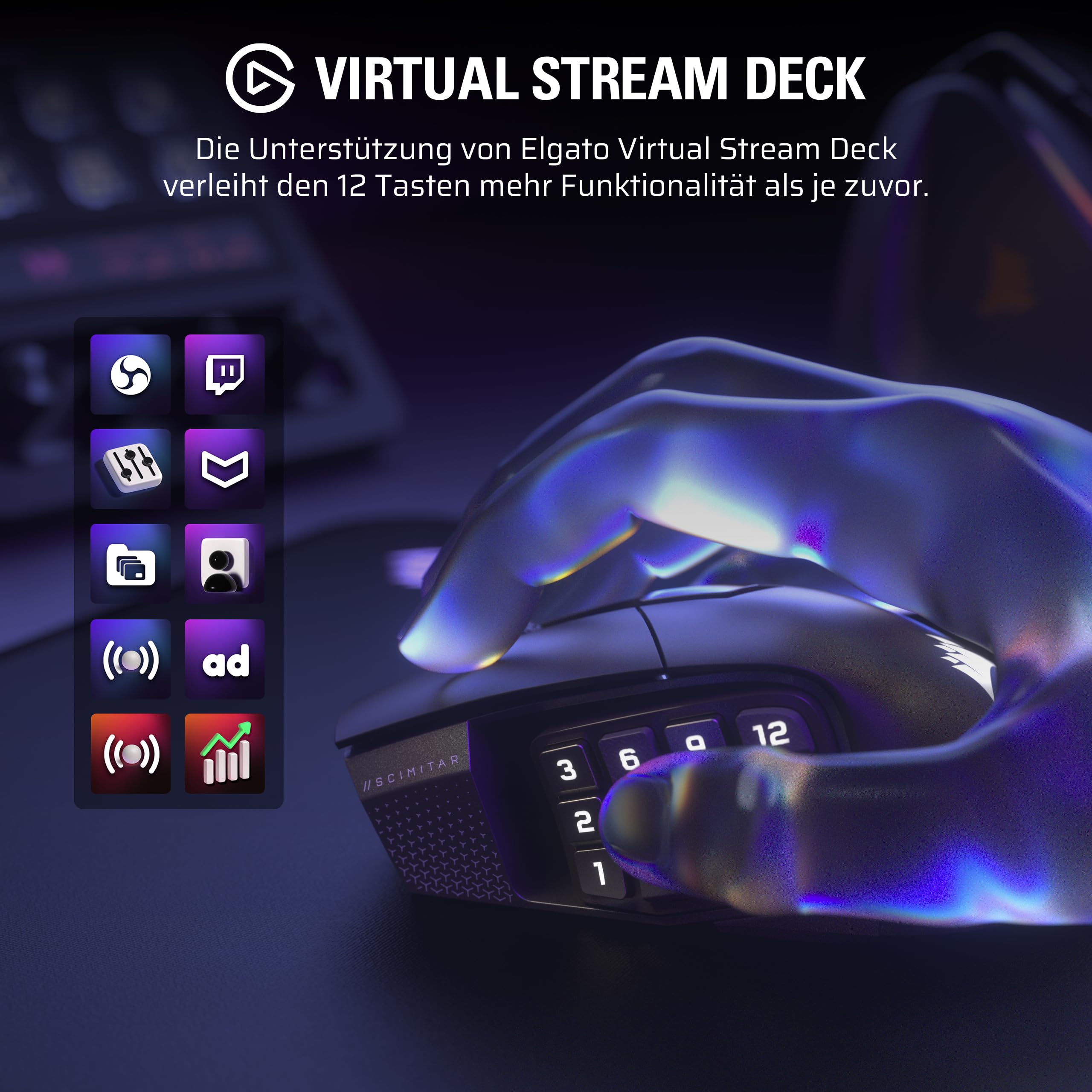 corsair-scimitar-elite-wireless-se-mmo-gaming-maus-33k-dpi-16-programmierbare-ta image 5