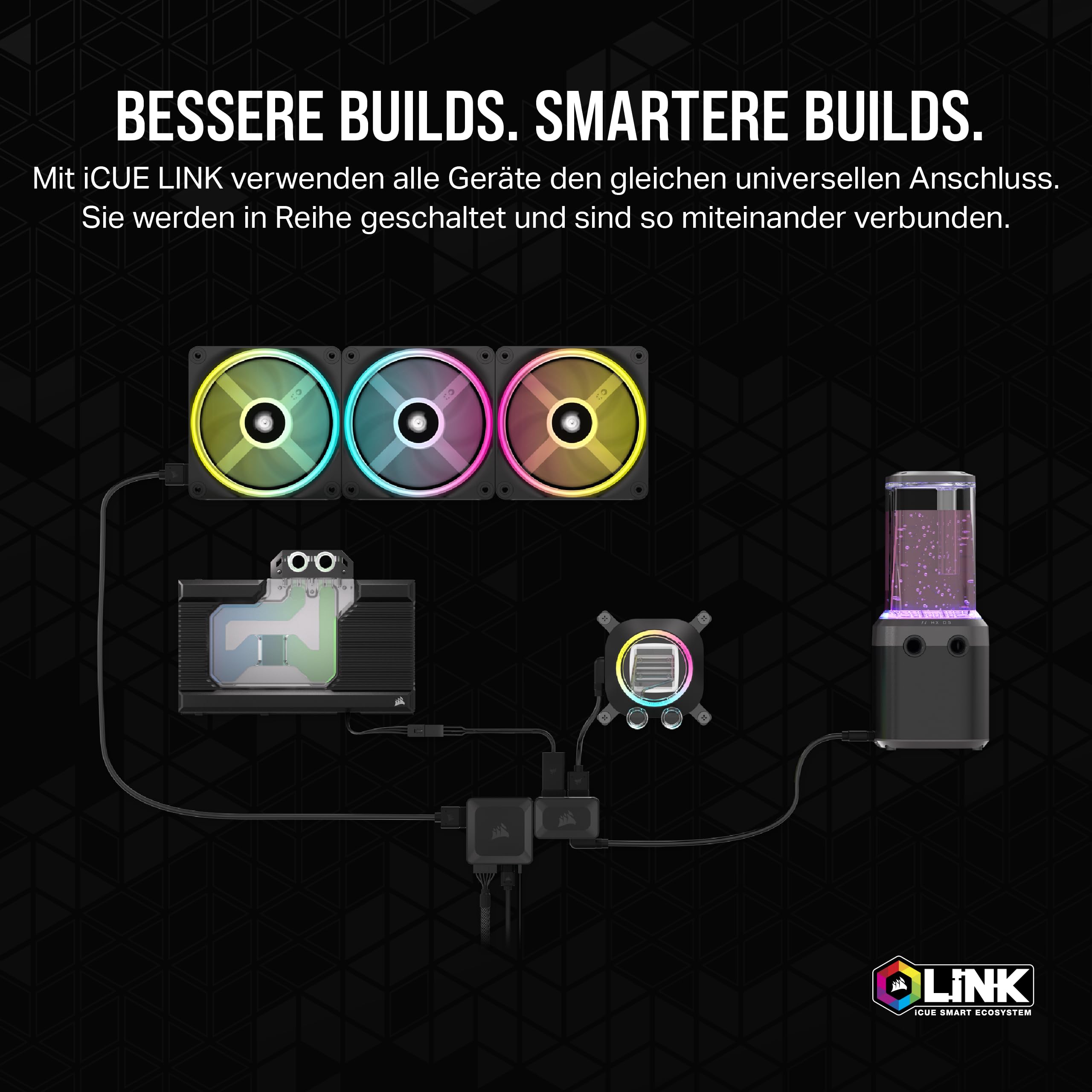 corsair-hydro-x-series-icue-link-xh405i-custom-water-cooling-kit-hardline-kreisl image 8
