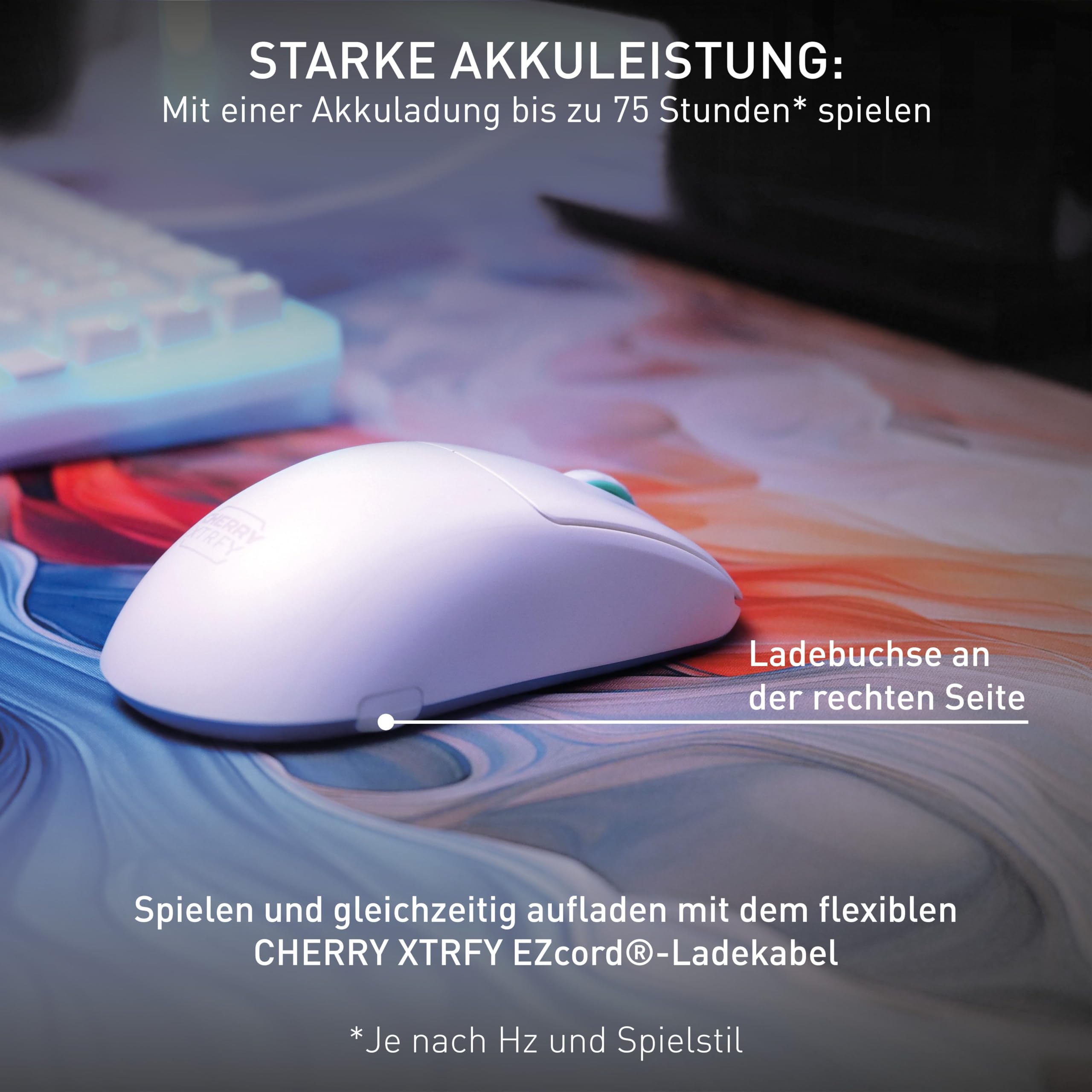 cherry-xtrfy-m68-wireless-gaming-maus-ultraleicht-53-g-symmetrisch-2-4-ghz-wei image 6
