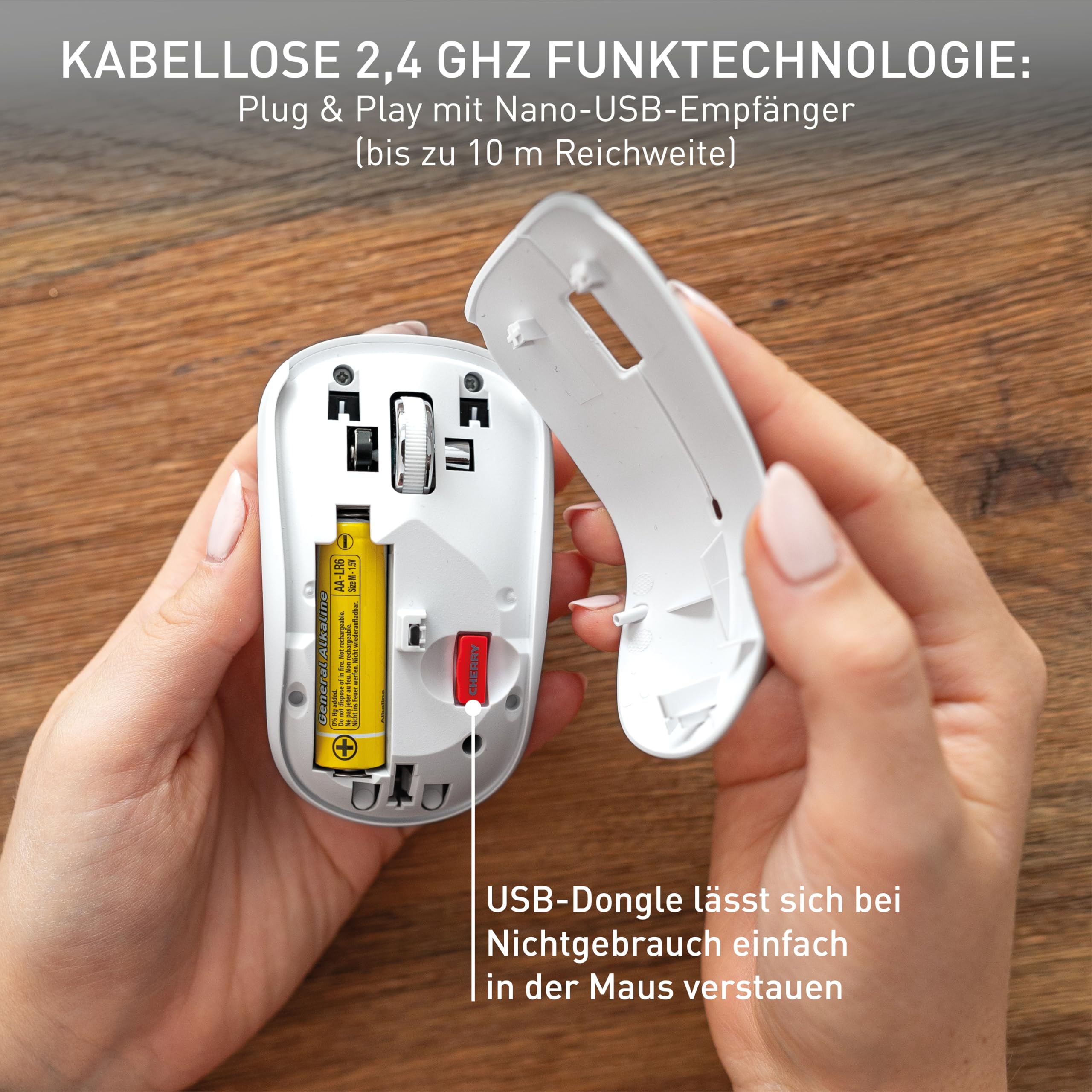 cherry-mw-2200-kabellose-laptop-maus-beidh-ndig-bedienbar-schwarz image 3