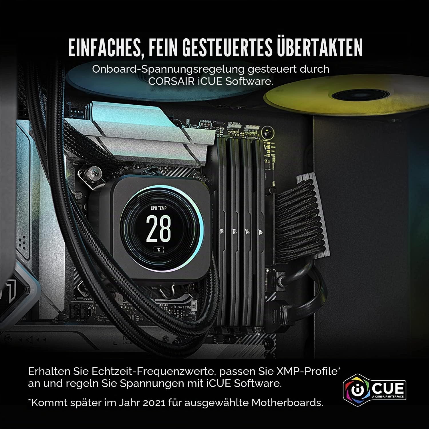 corsair-vengeance-ddr5-32gb-2x16gb-6200mhz-cl36-intel-xmp-3-0-icue-schwarz-cmk32 image 4