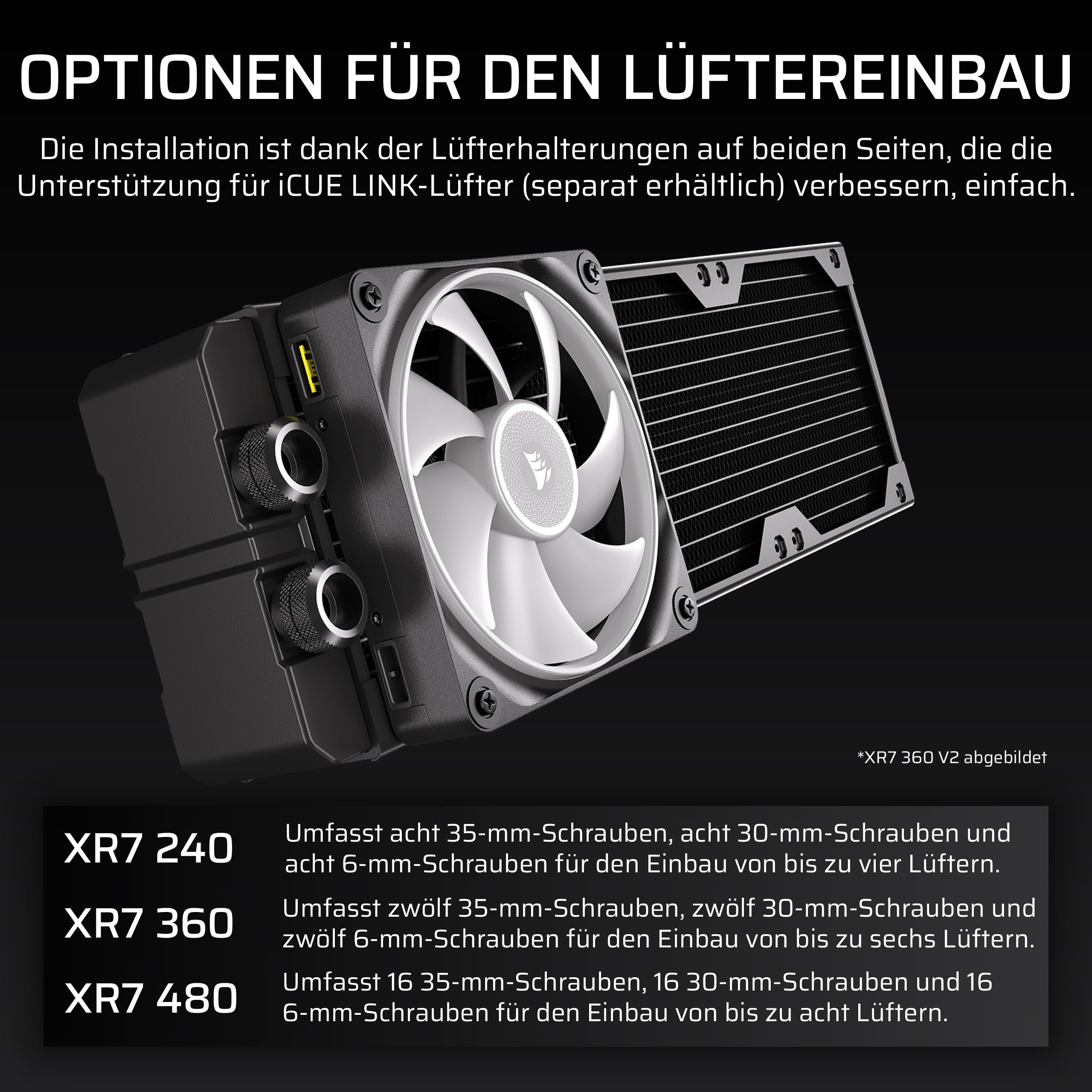 corsair-hydro-x-series-xr7-360mm-v2-radiator-f-r-custom-wasserk-hlung-schwarz image 3